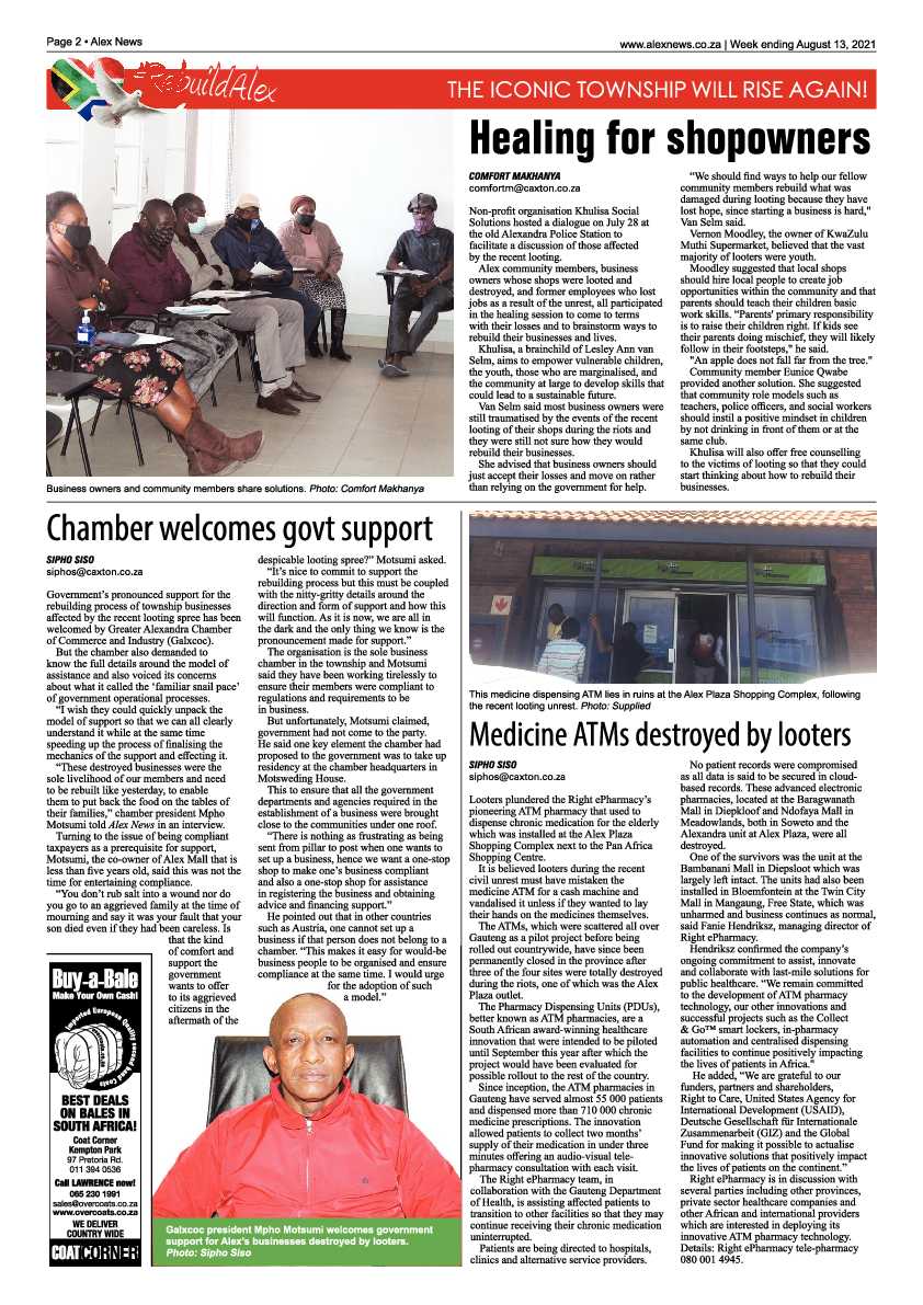 Alex News 13 August 2021 page 2