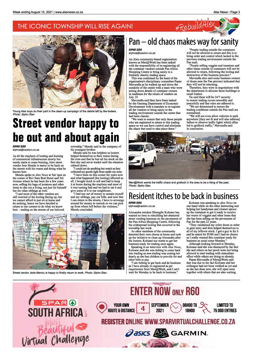 Alex News 13 August 2021 page 3