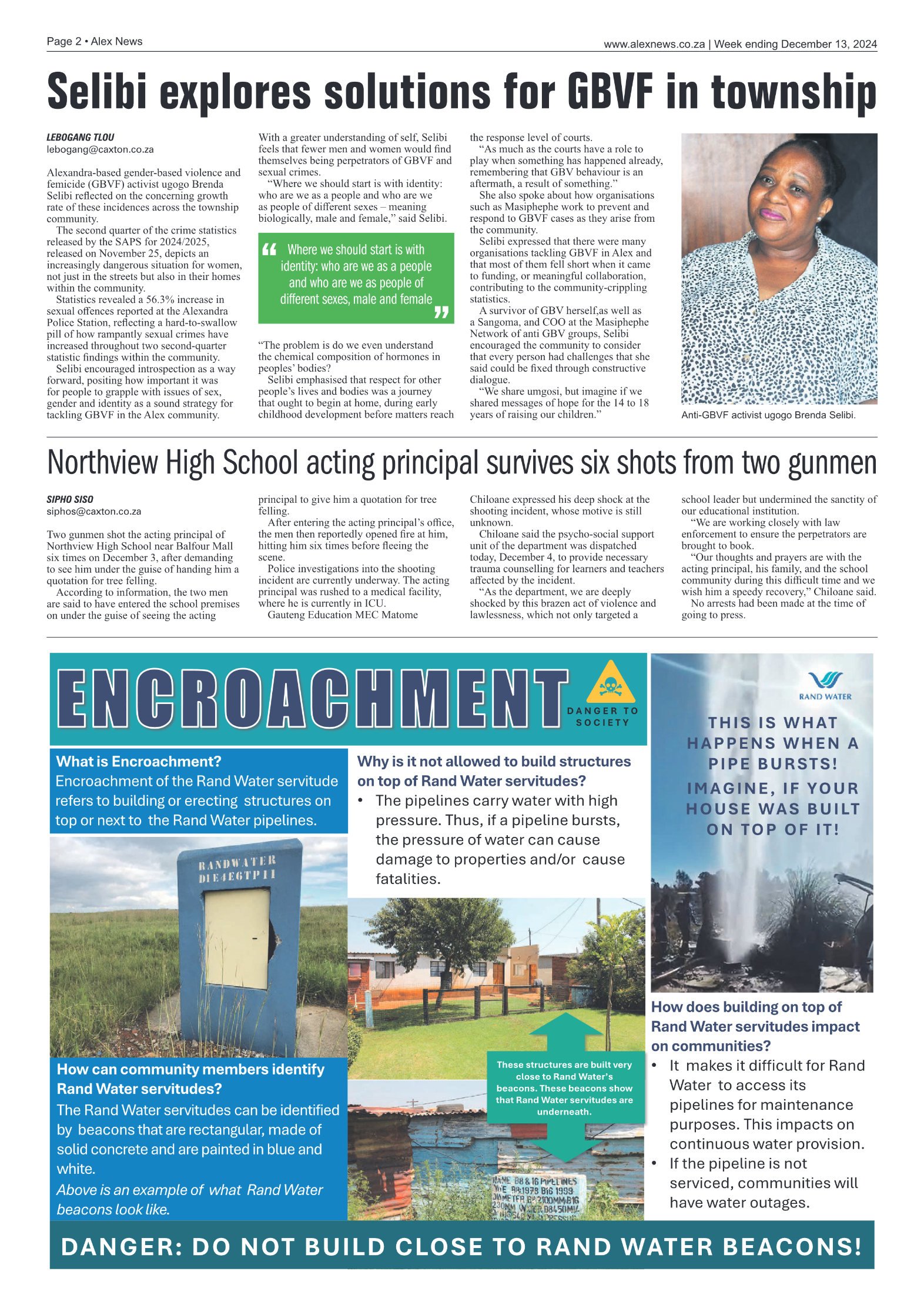 Alex News 13 December 2024 page 2