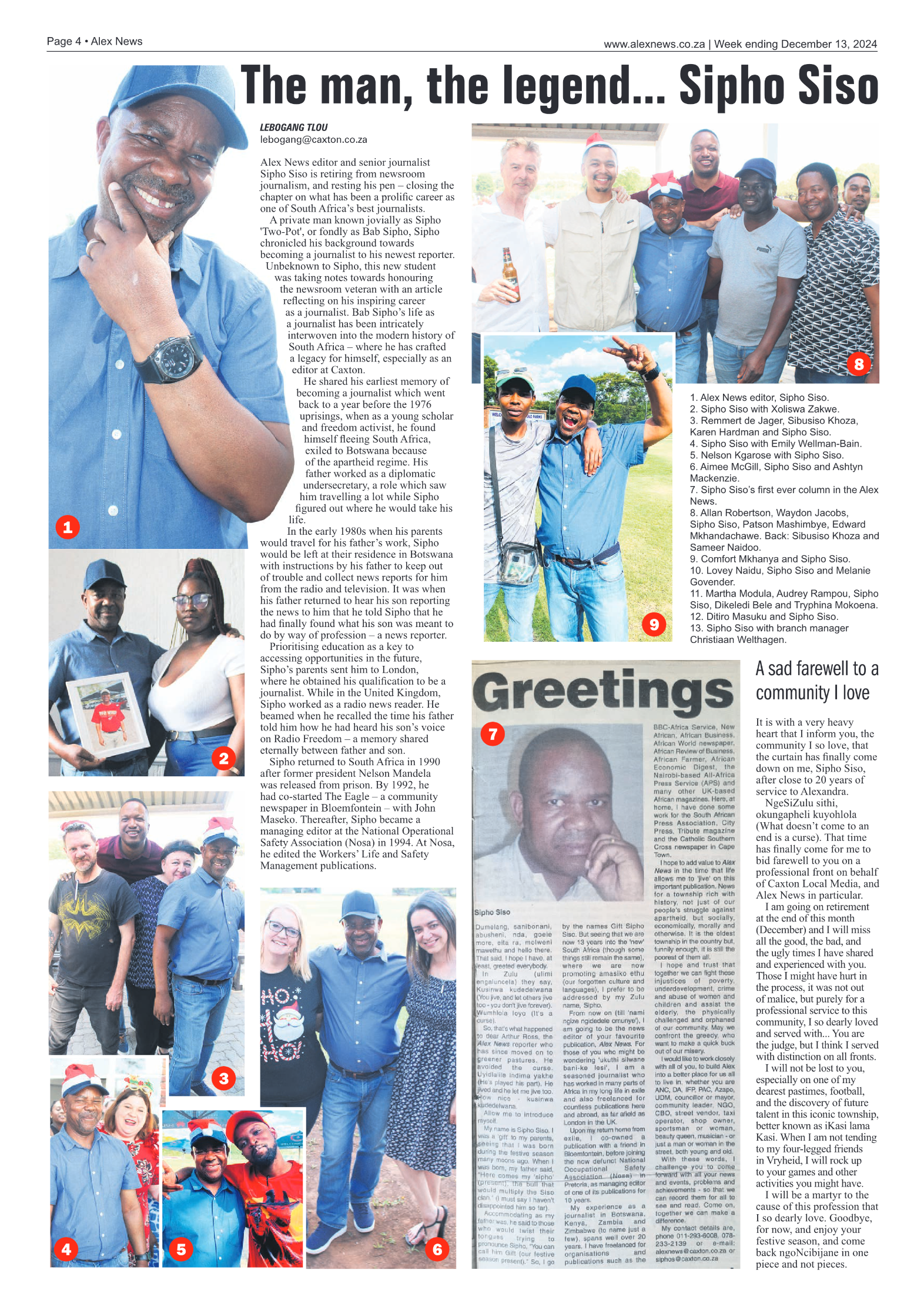 Alex News 13 December 2024 page 4