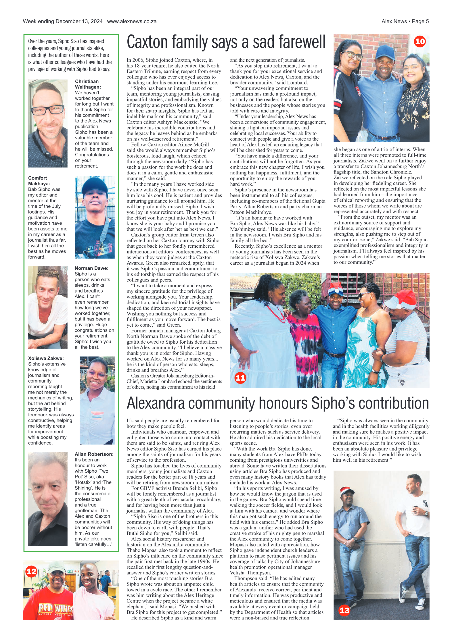 Alex News 13 December 2024 page 5