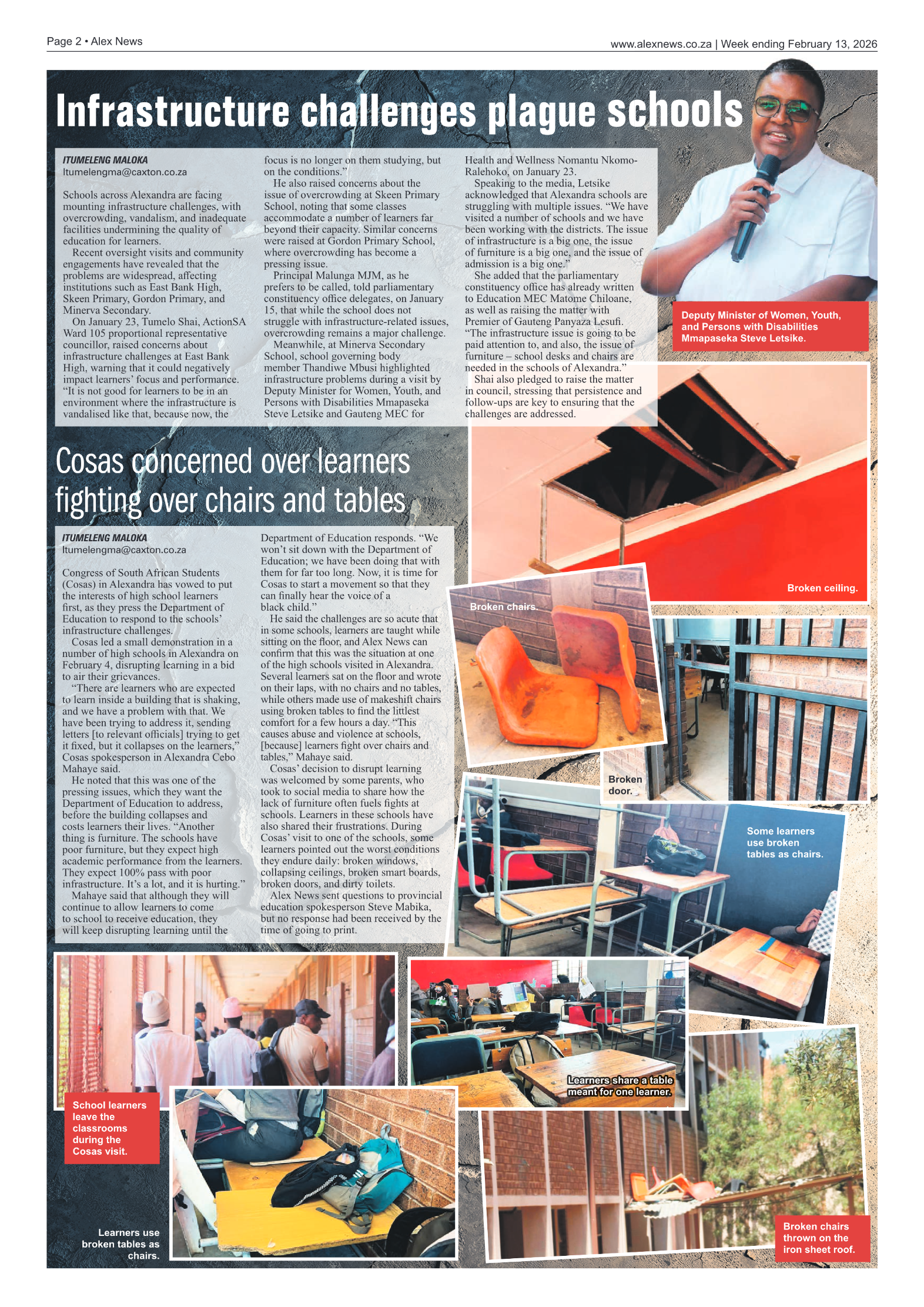 Alex News 13 February 2026 page 2