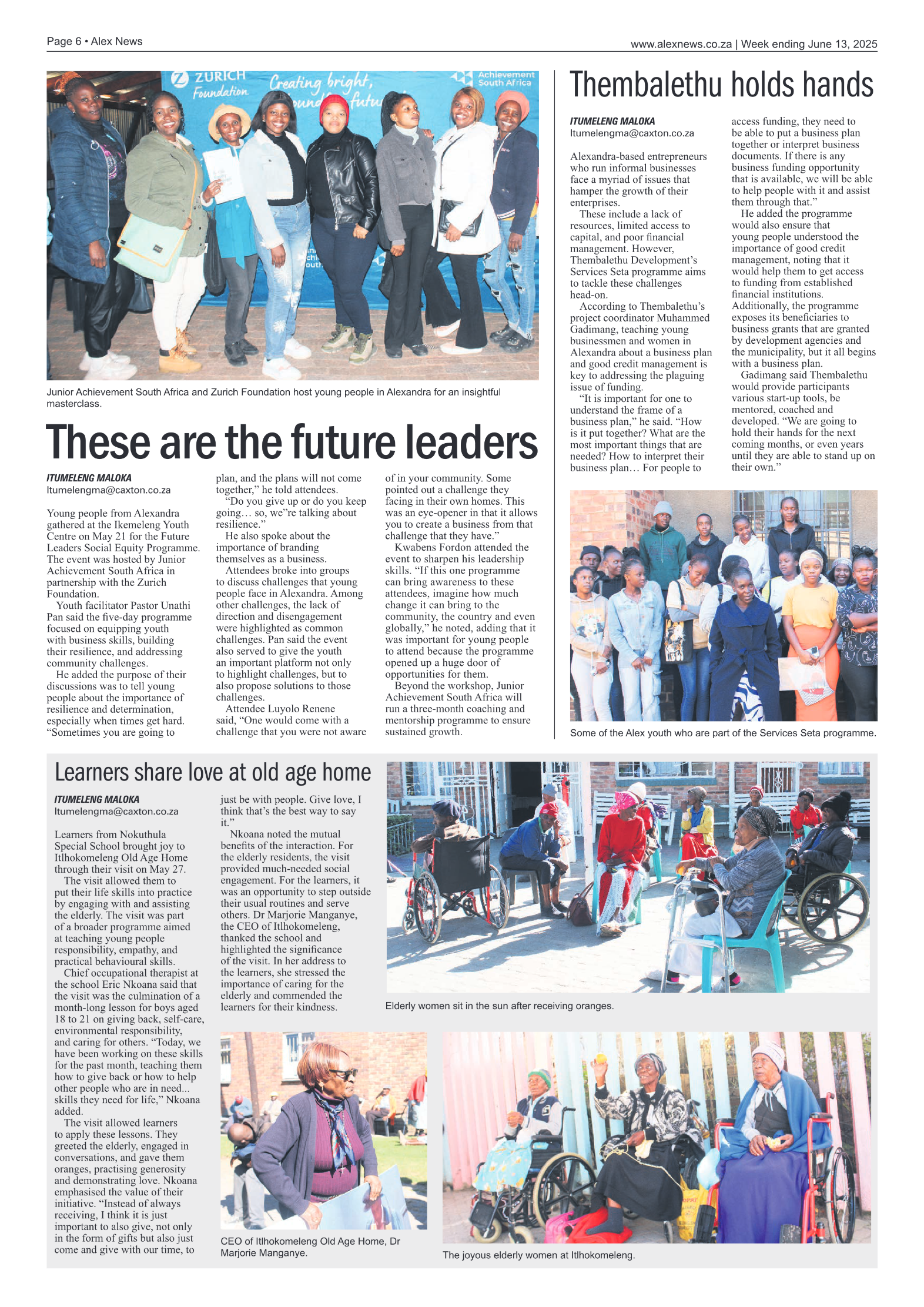 Alex News 13 June 2025 page 6