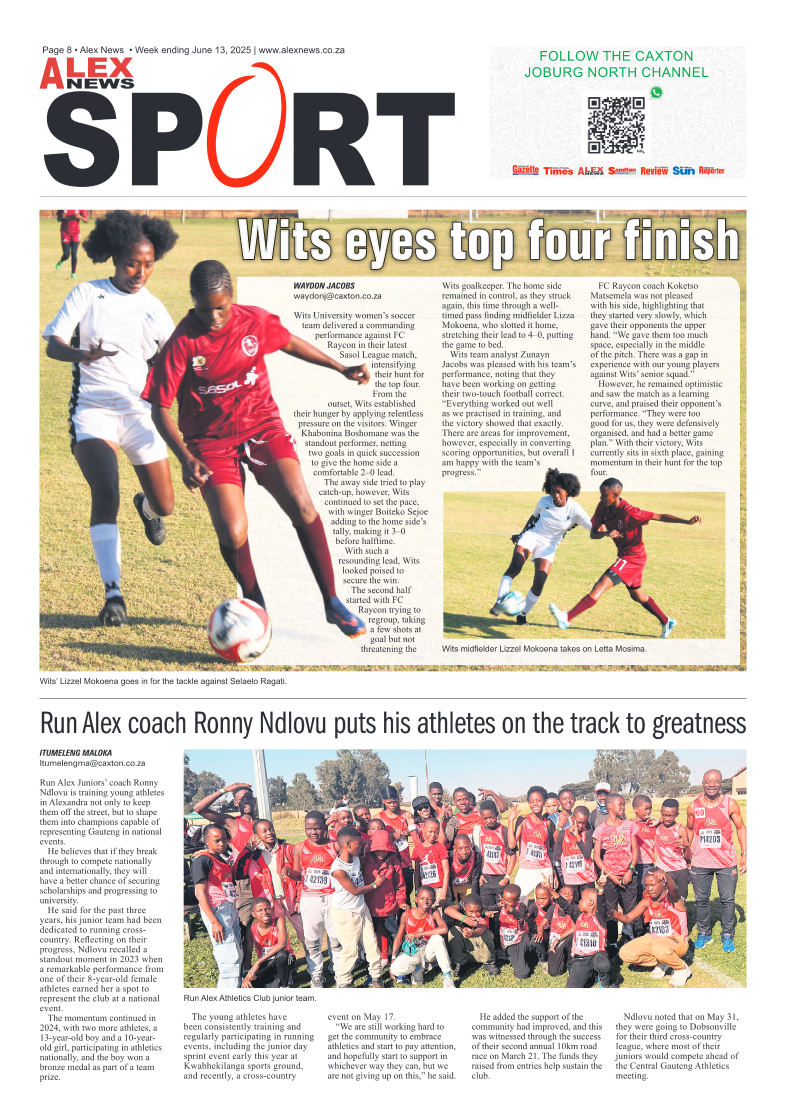 Alex News 13 June 2025 page 8