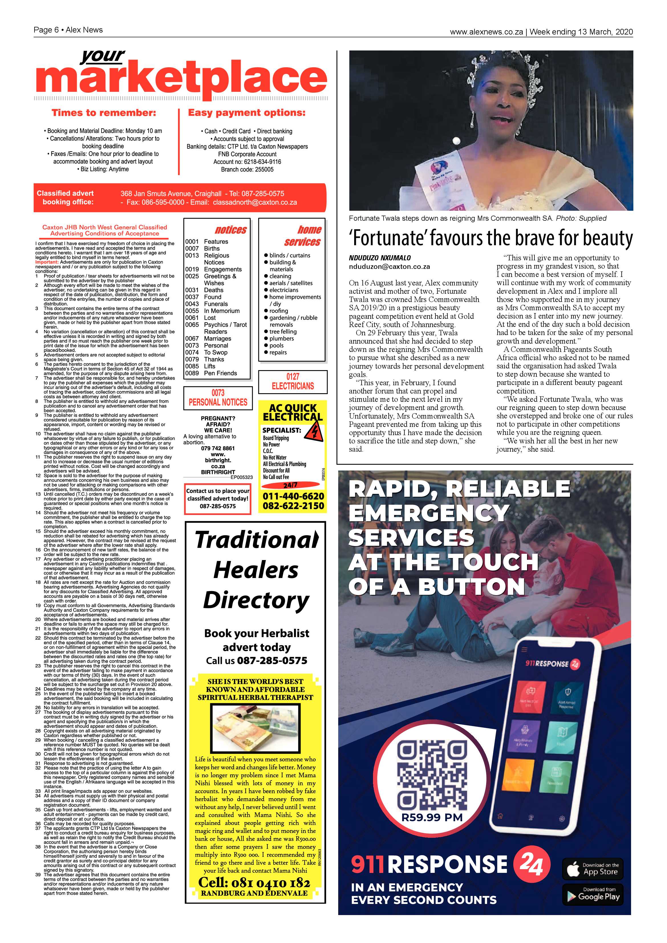 Alex News 13 March 2020 page 6