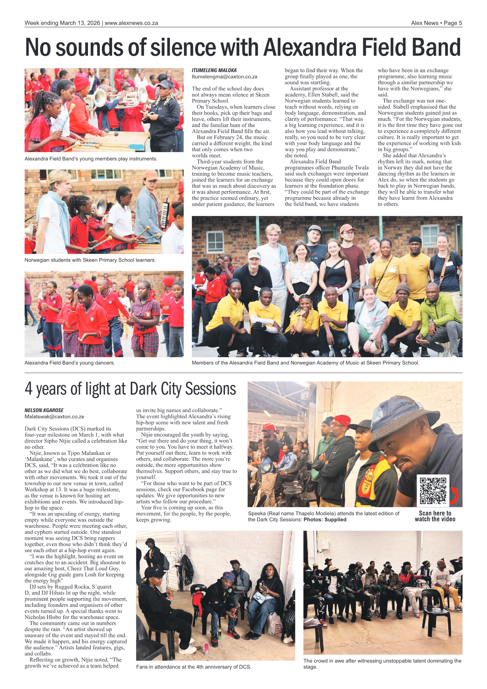 Alex News 13 March 2026 page 5