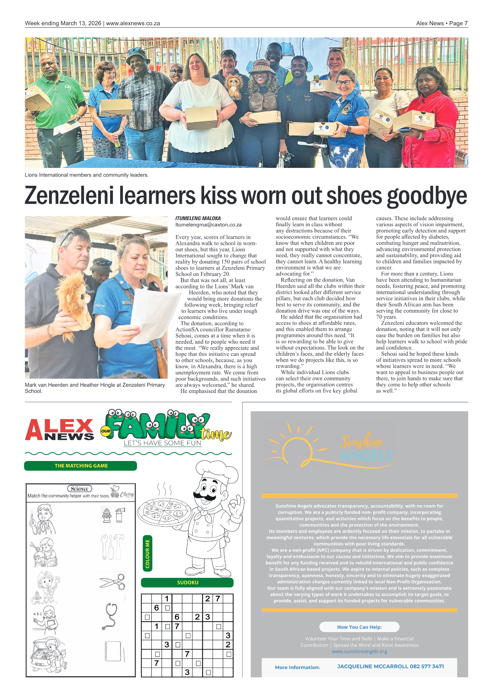Alex News 13 March 2026 page 7