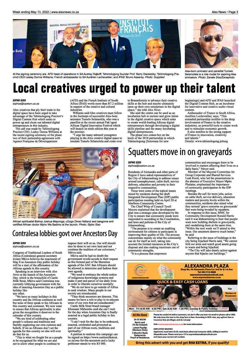 Alex News 13 May 2022 page 3