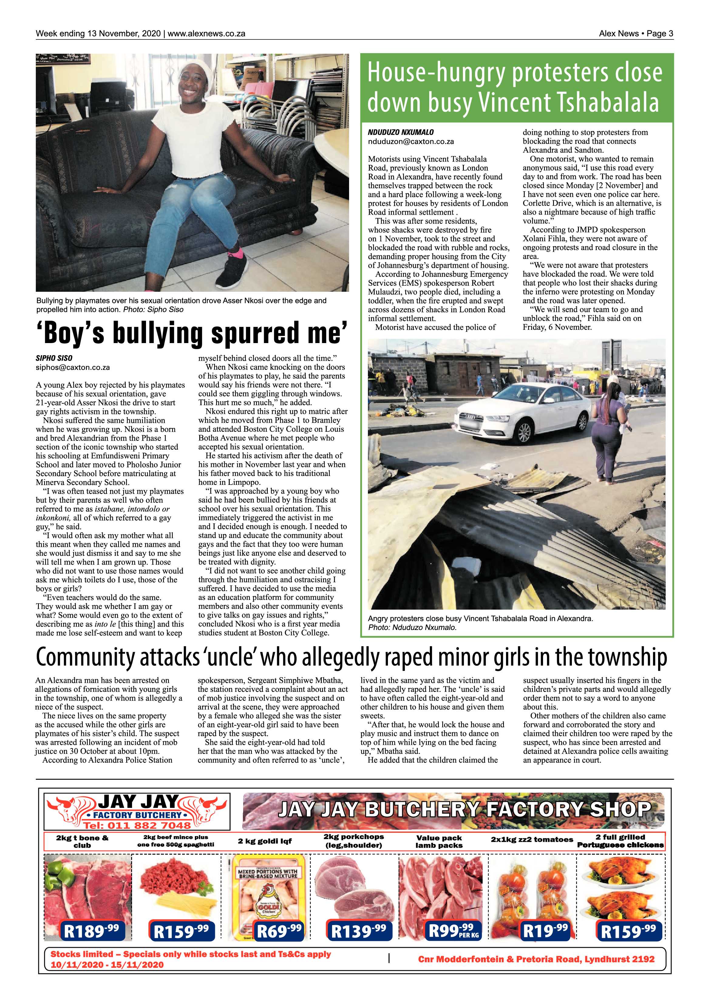 Alex News 13 November 2020 page 3