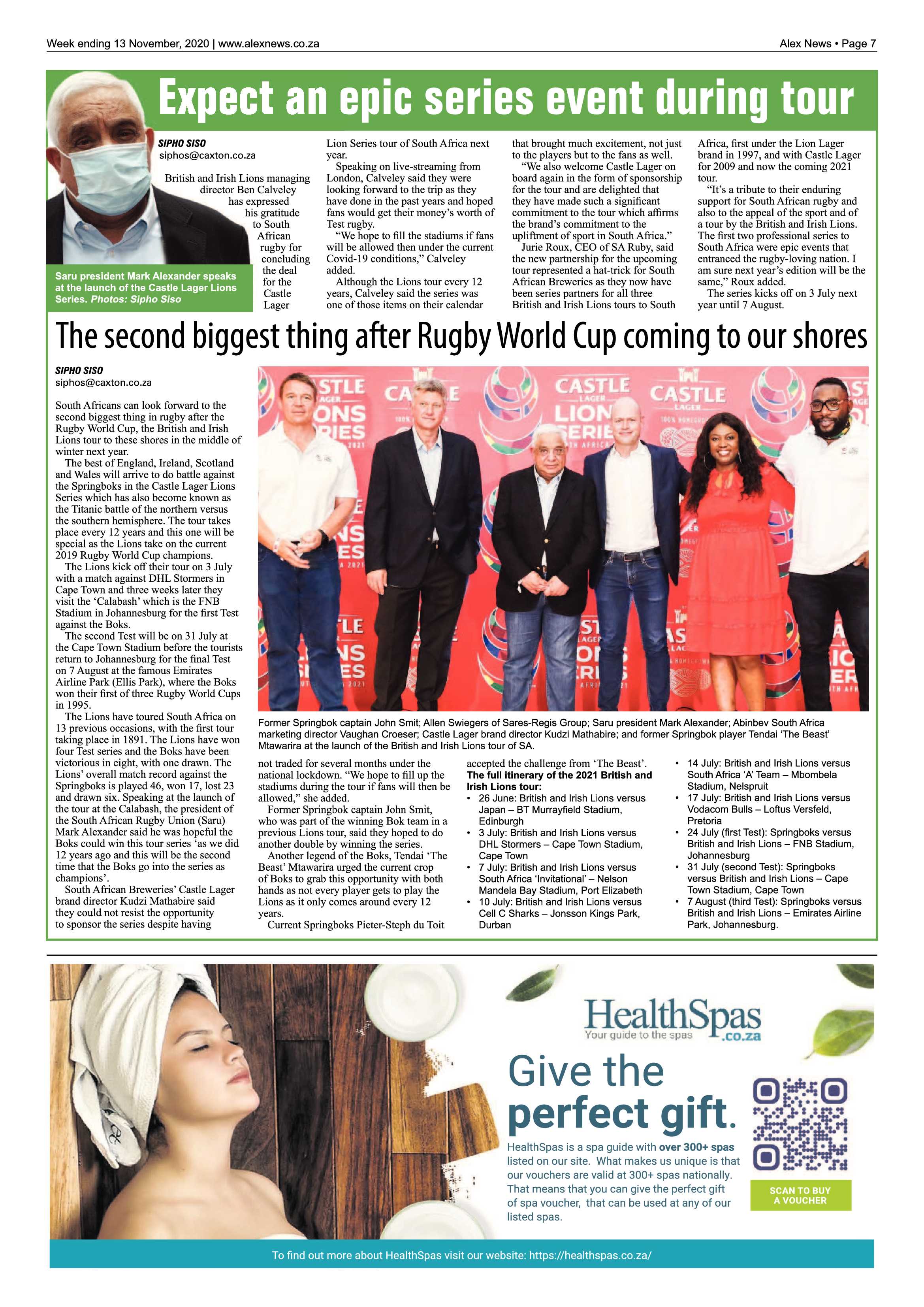 Alex News 13 November 2020 page 7