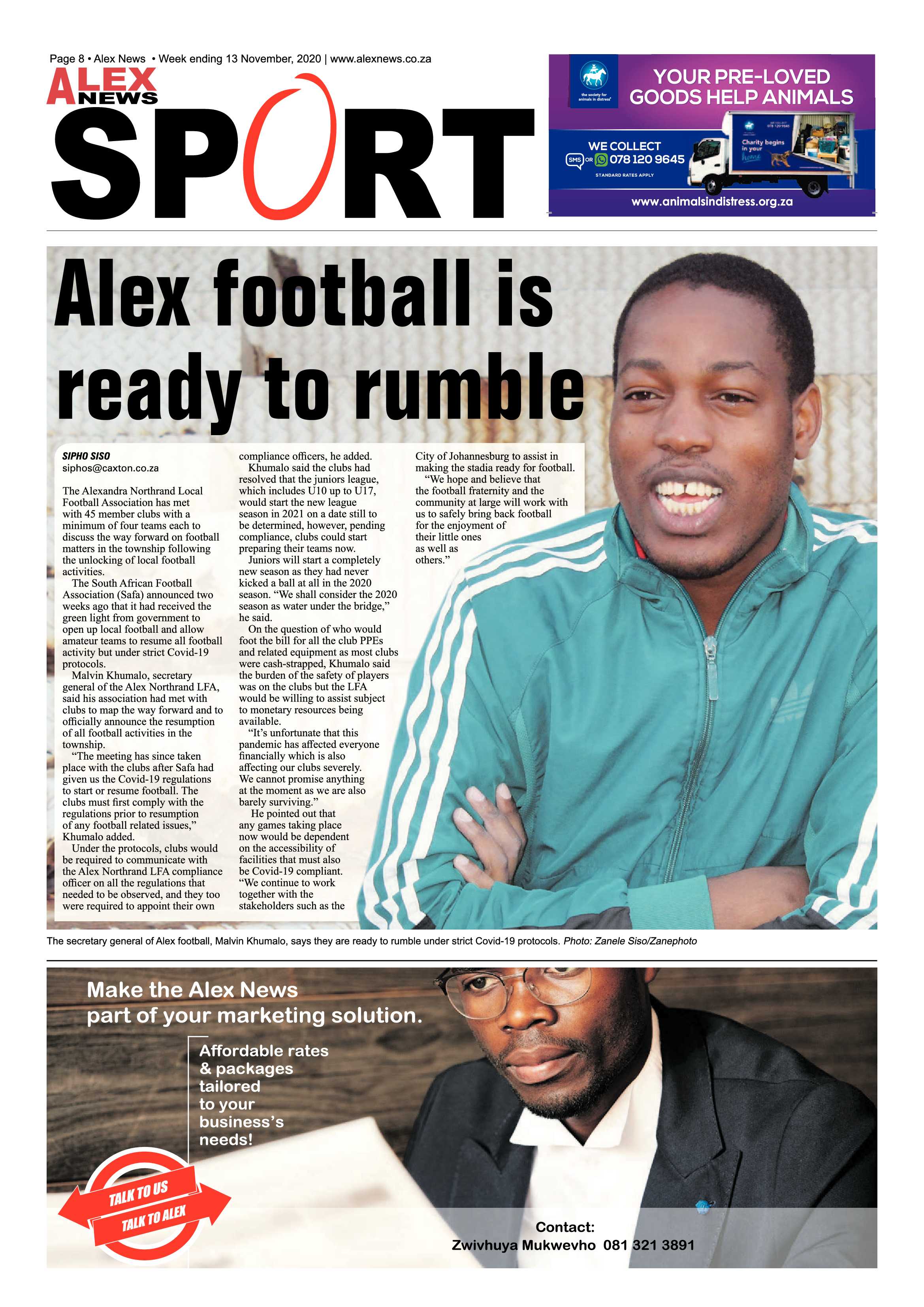 Alex News 13 November 2020 page 8