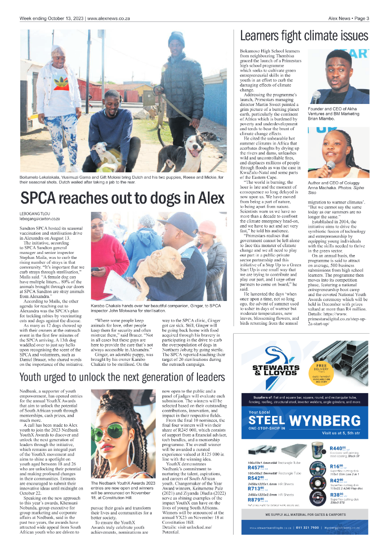 Alex News 13 October 2023 page 3