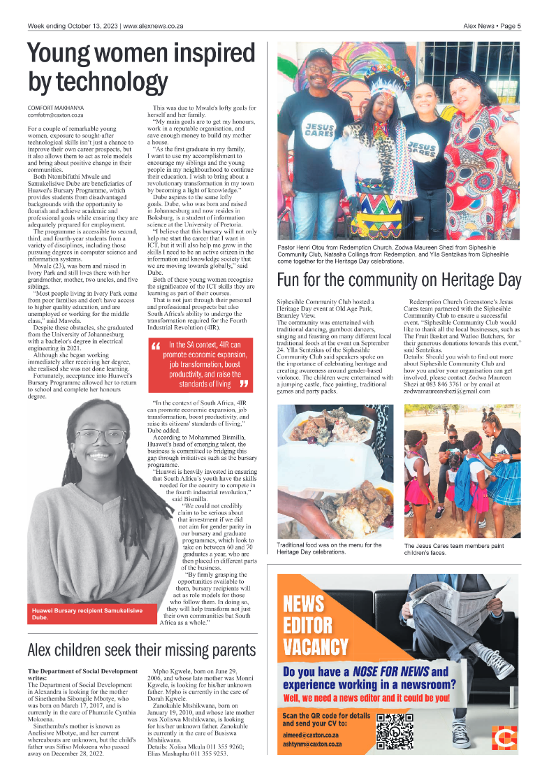 Alex News 13 October 2023 page 5