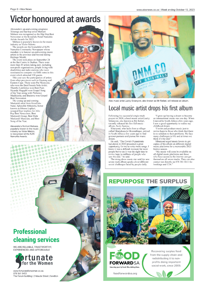 Alex News 13 October 2023 page 6