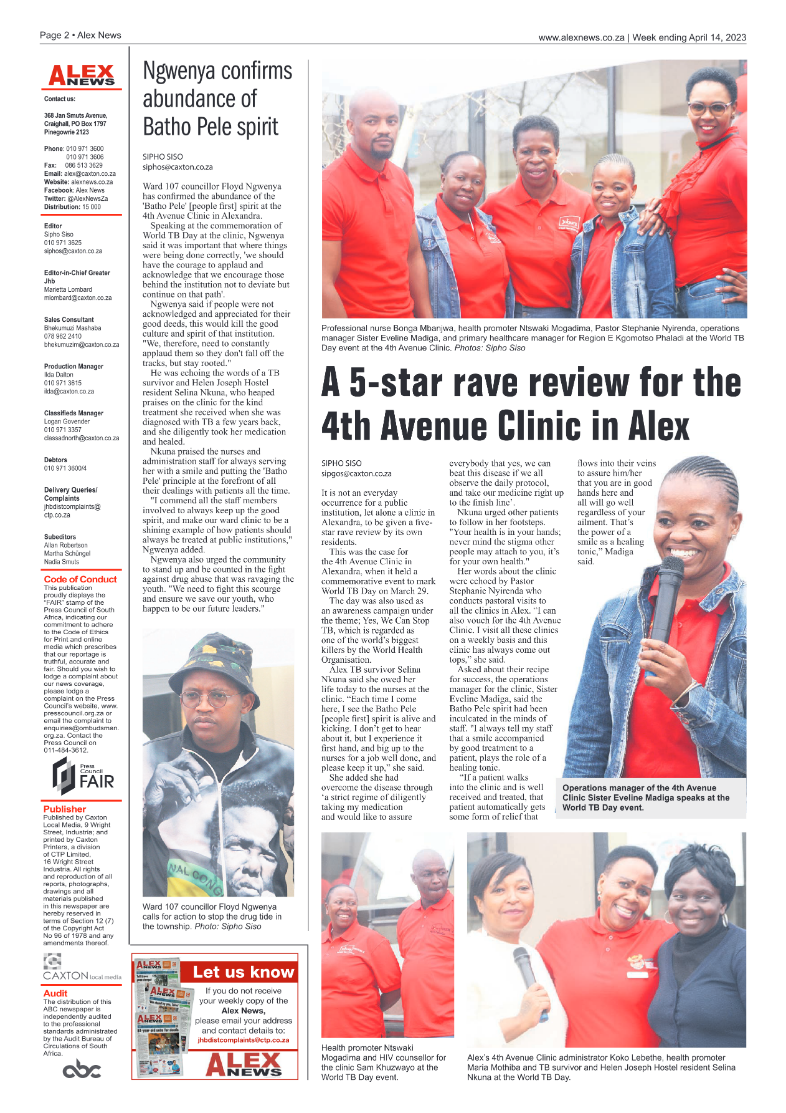 Alex News 14 April 2023 page 2