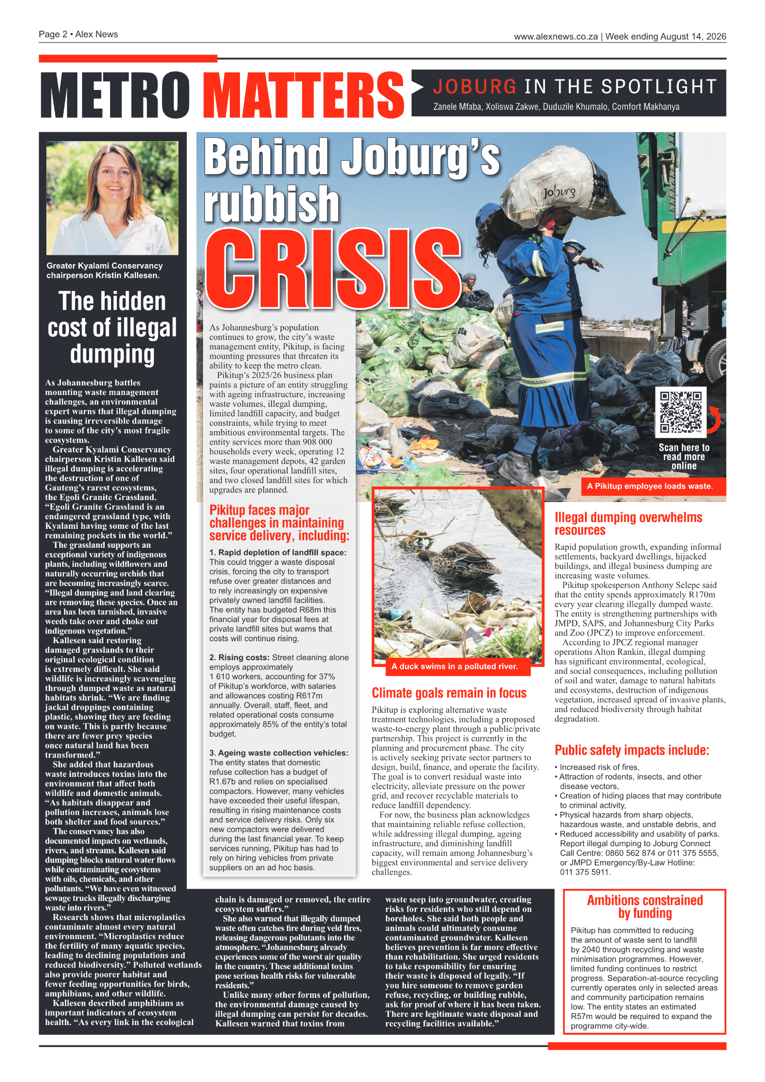 Alex News 14 August 2026 page 2