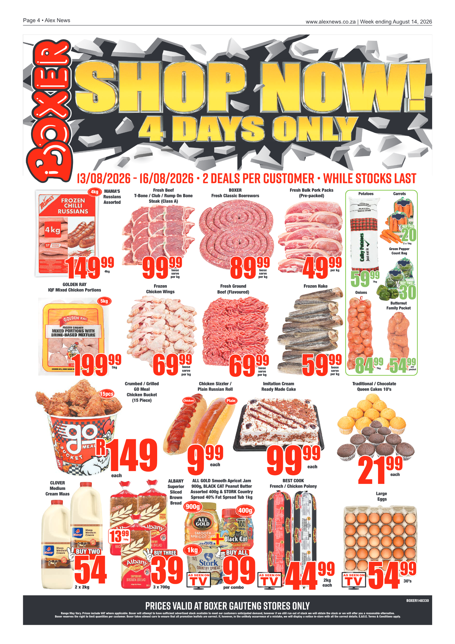 Alex News 14 August 2026 page 4