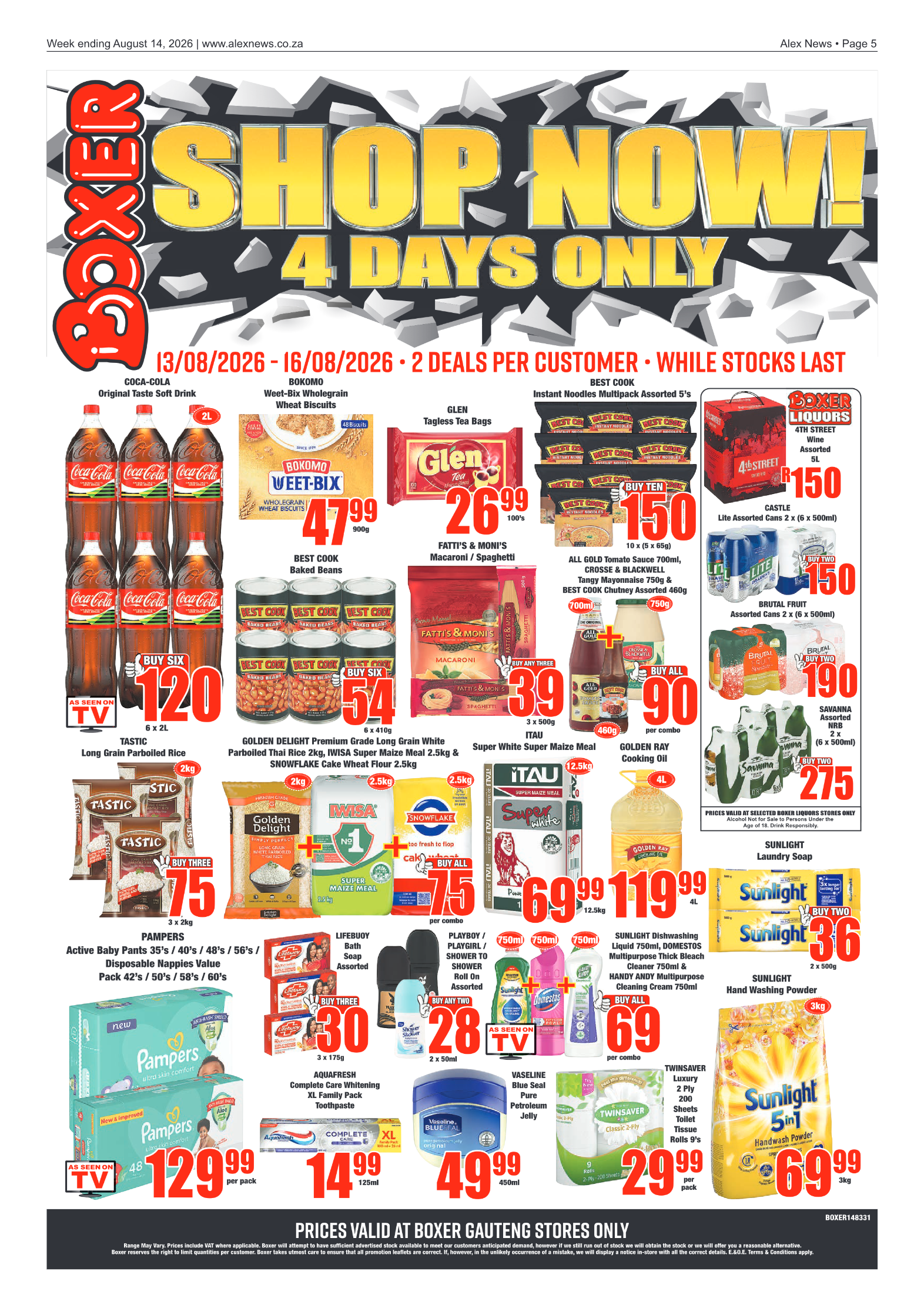 Alex News 14 August 2026 page 5