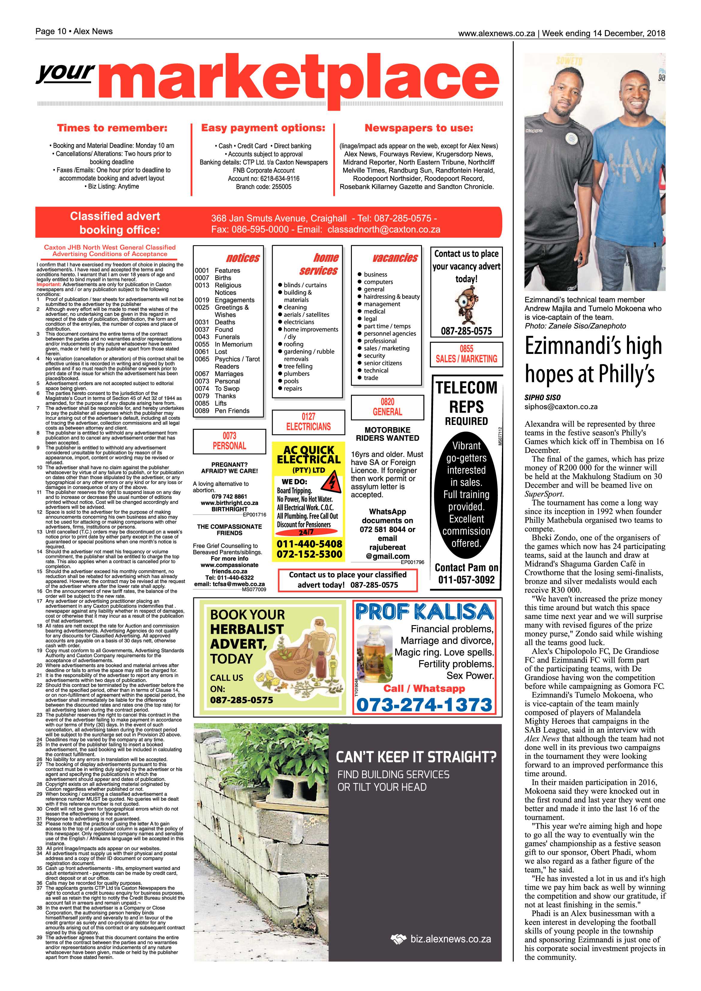 Alex News 14 December, 2018 page 10