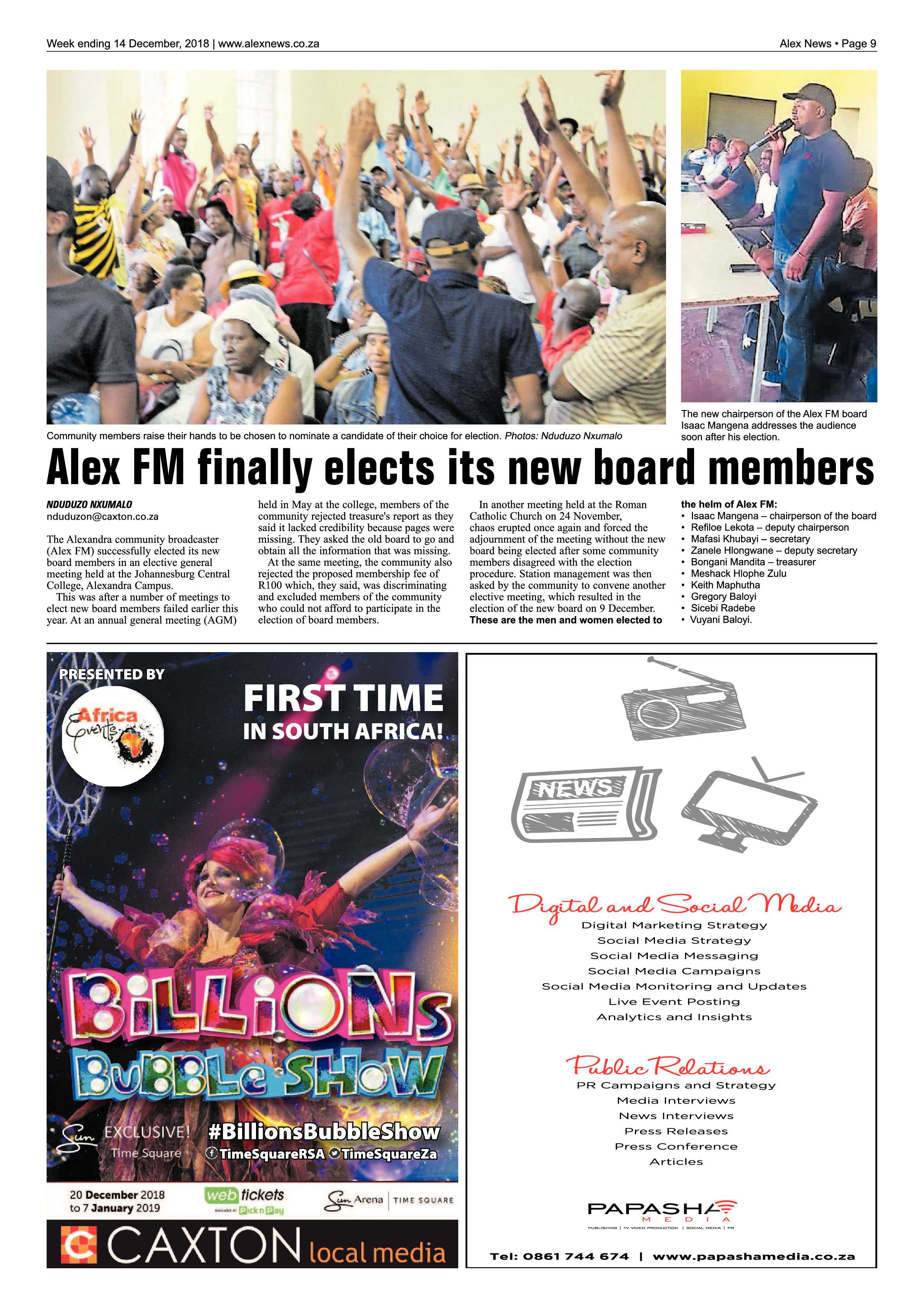 Alex News 14 December, 2018 page 9