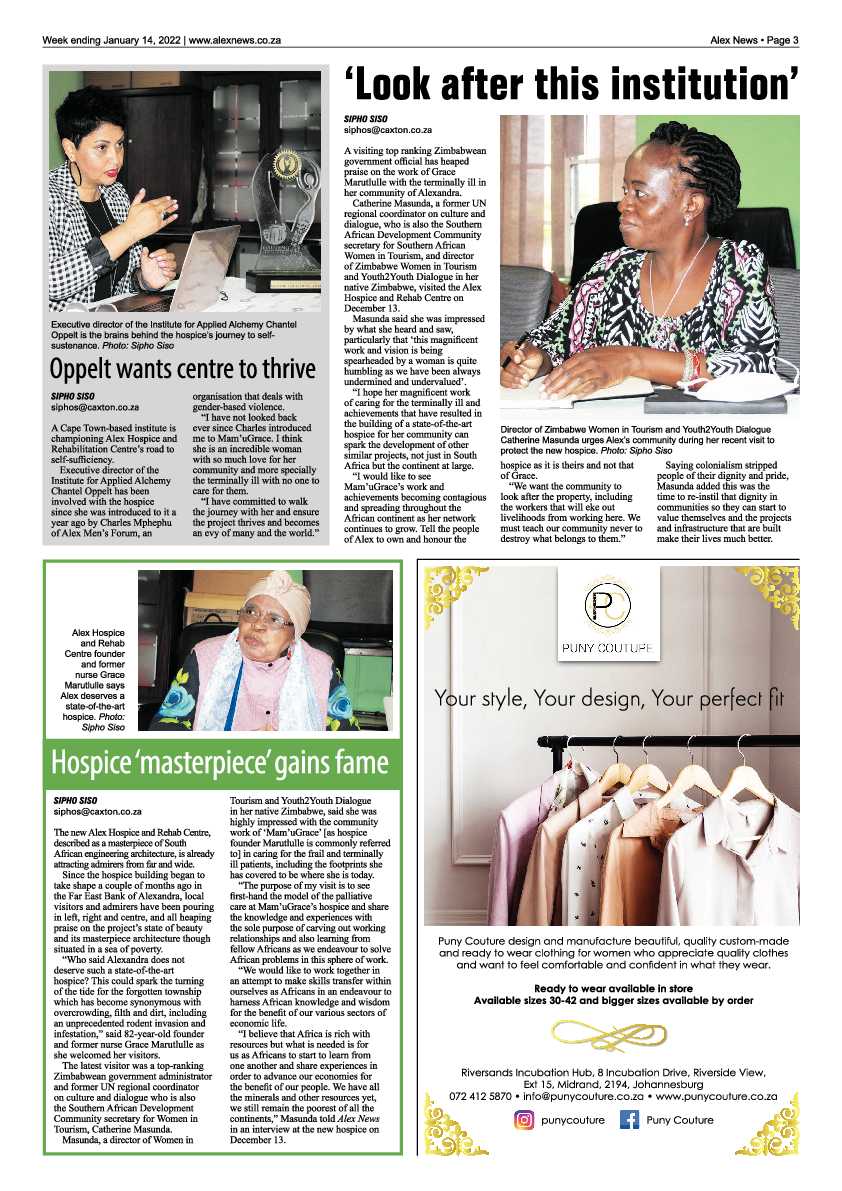 Alex News 14 January 2022 page 3