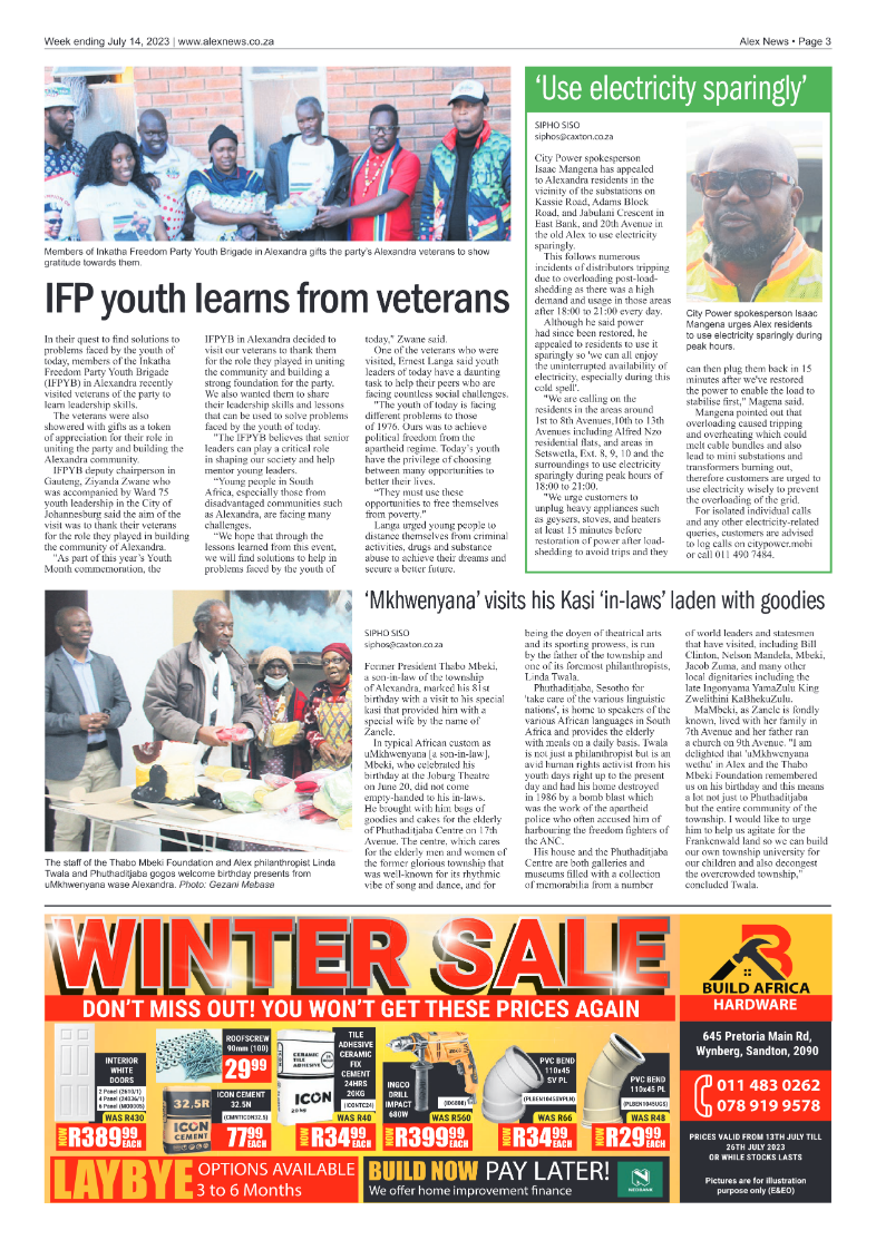 Alex News 14 July 2023 page 3