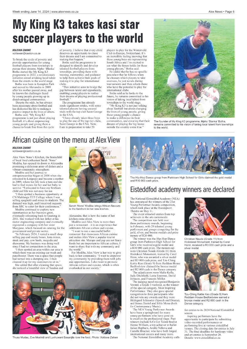 Alex News 14 June 2024 page 5