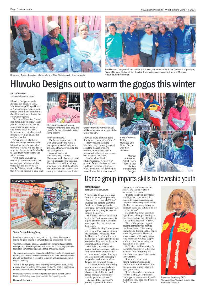 Alex News 14 June 2024 page 6