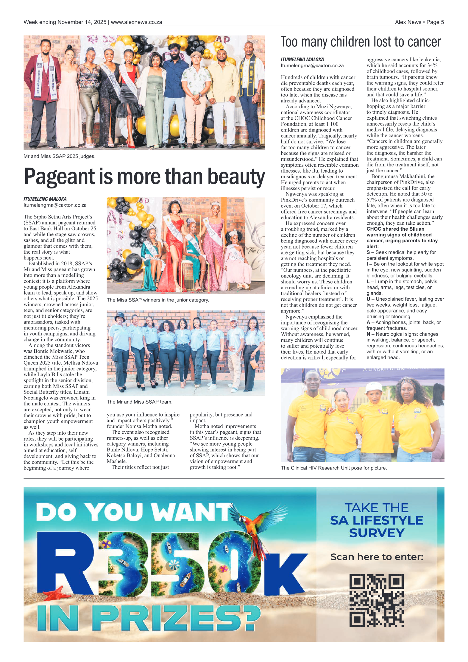 Alex News 14 November 2025 page 5