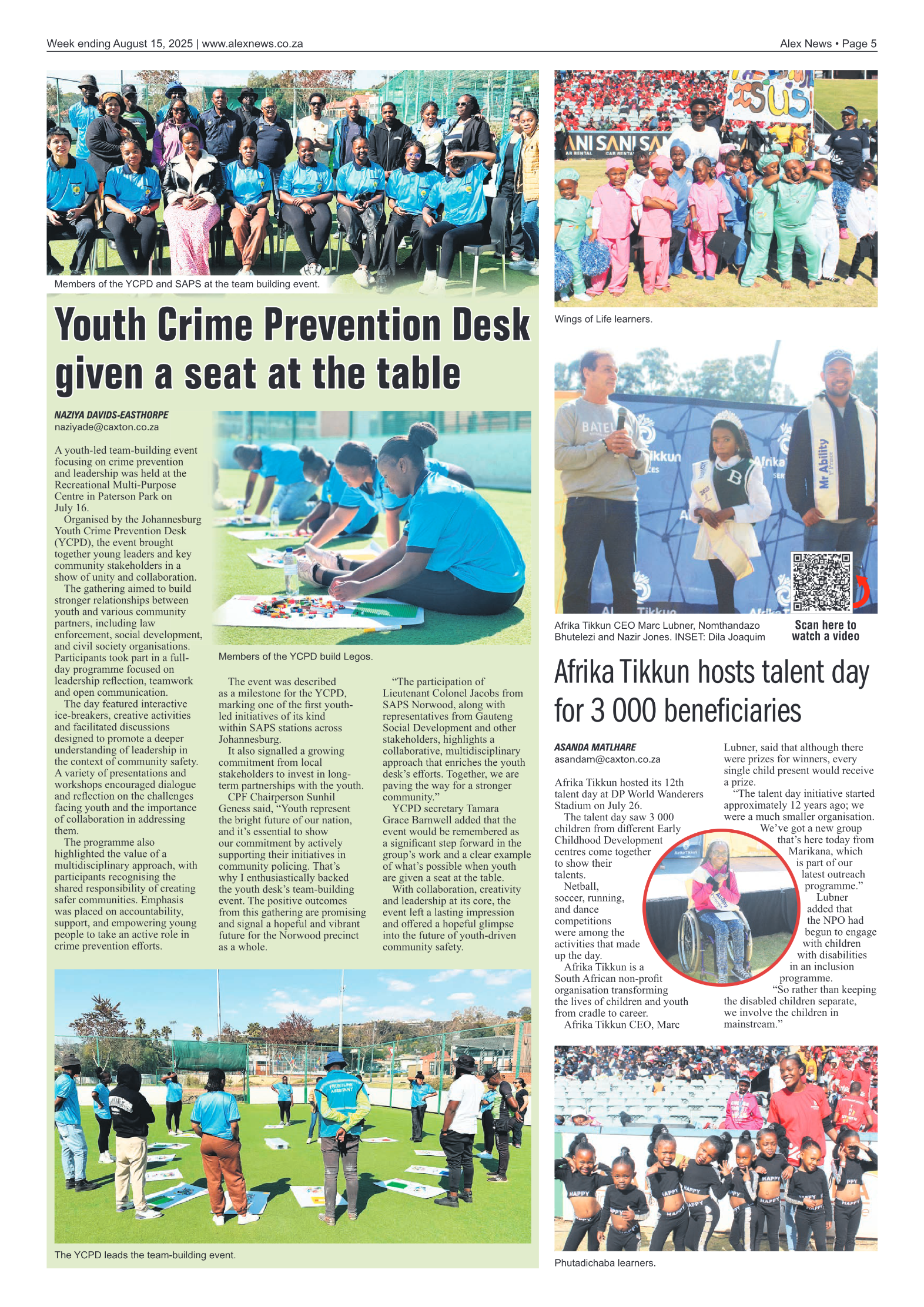 Alex News 15 August 2025 page 5