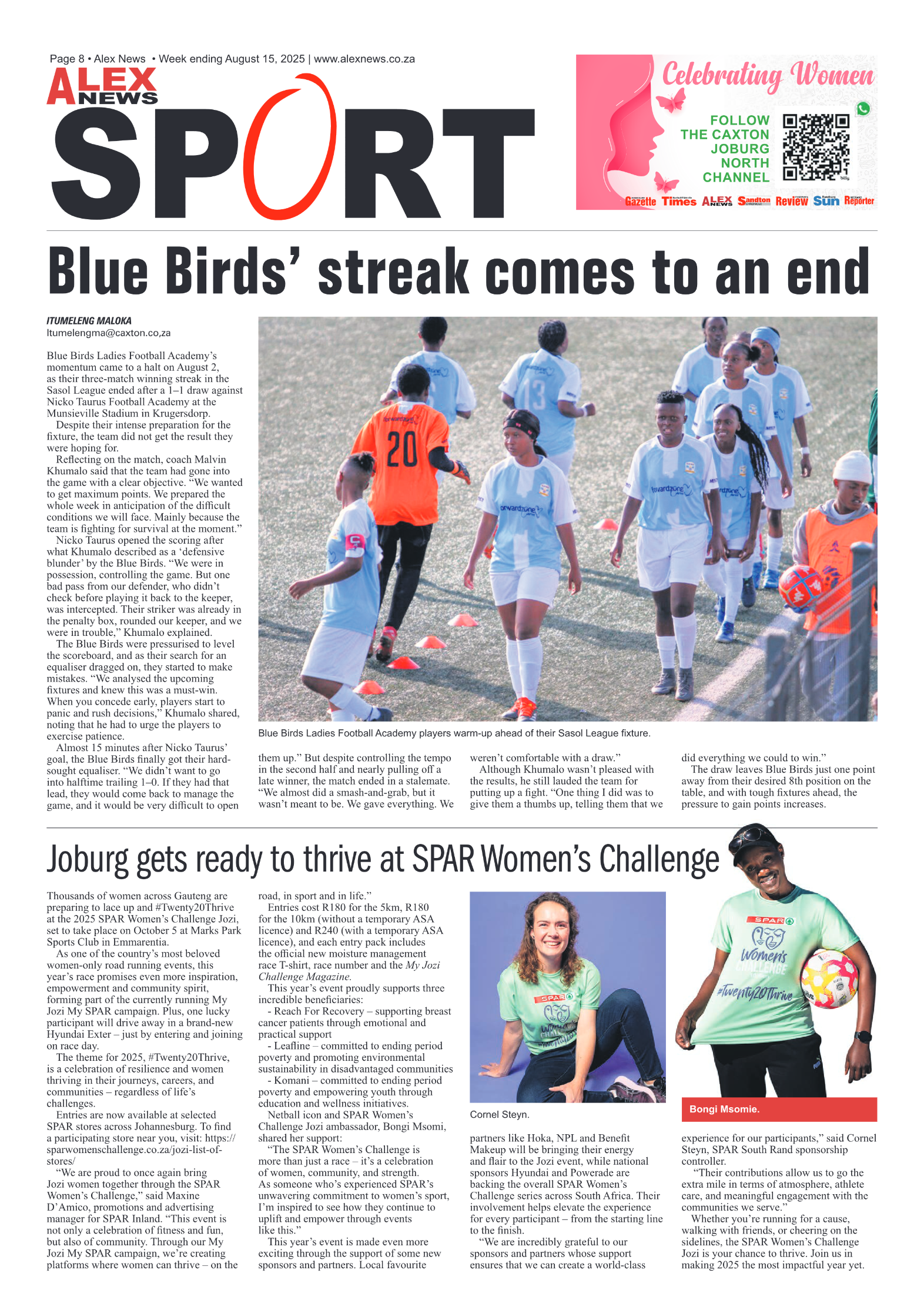 Alex News 15 August 2025 page 8