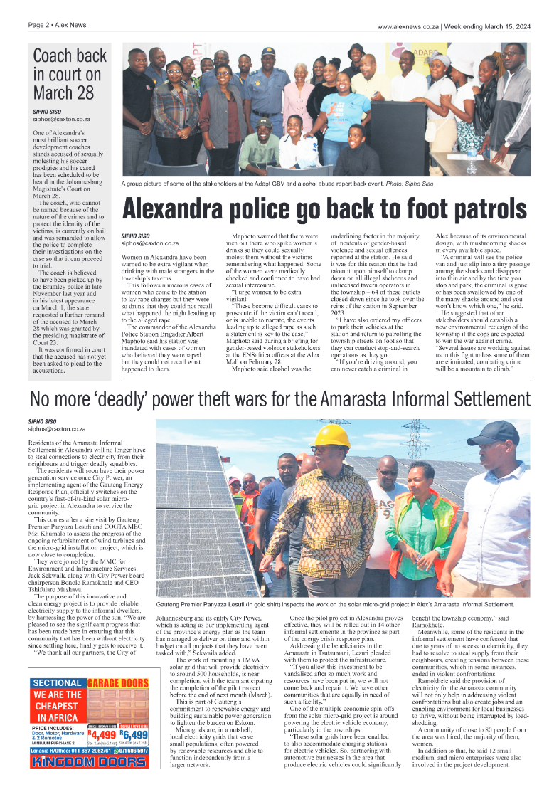 Alex News 15 March 2024 page 2