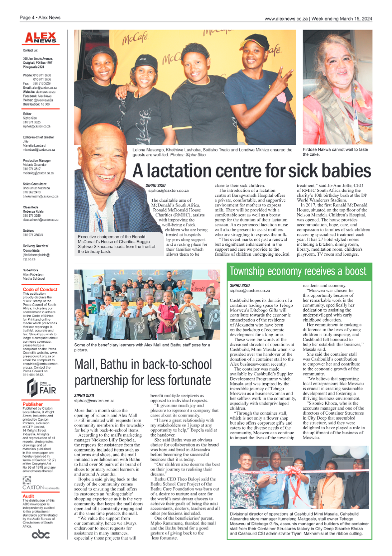 Alex News 15 March 2024 page 4