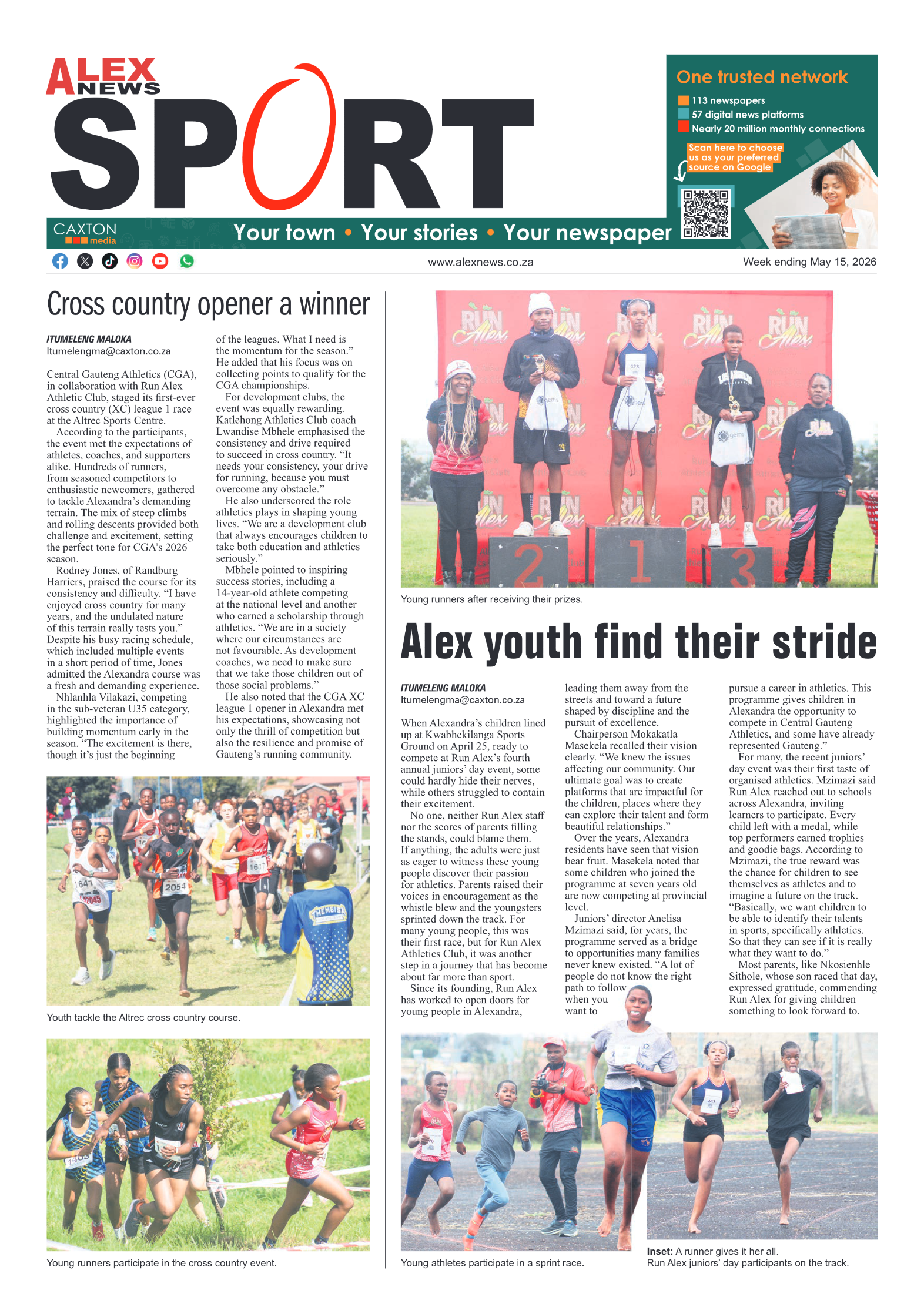 Alex News 15 May 2026 page 8