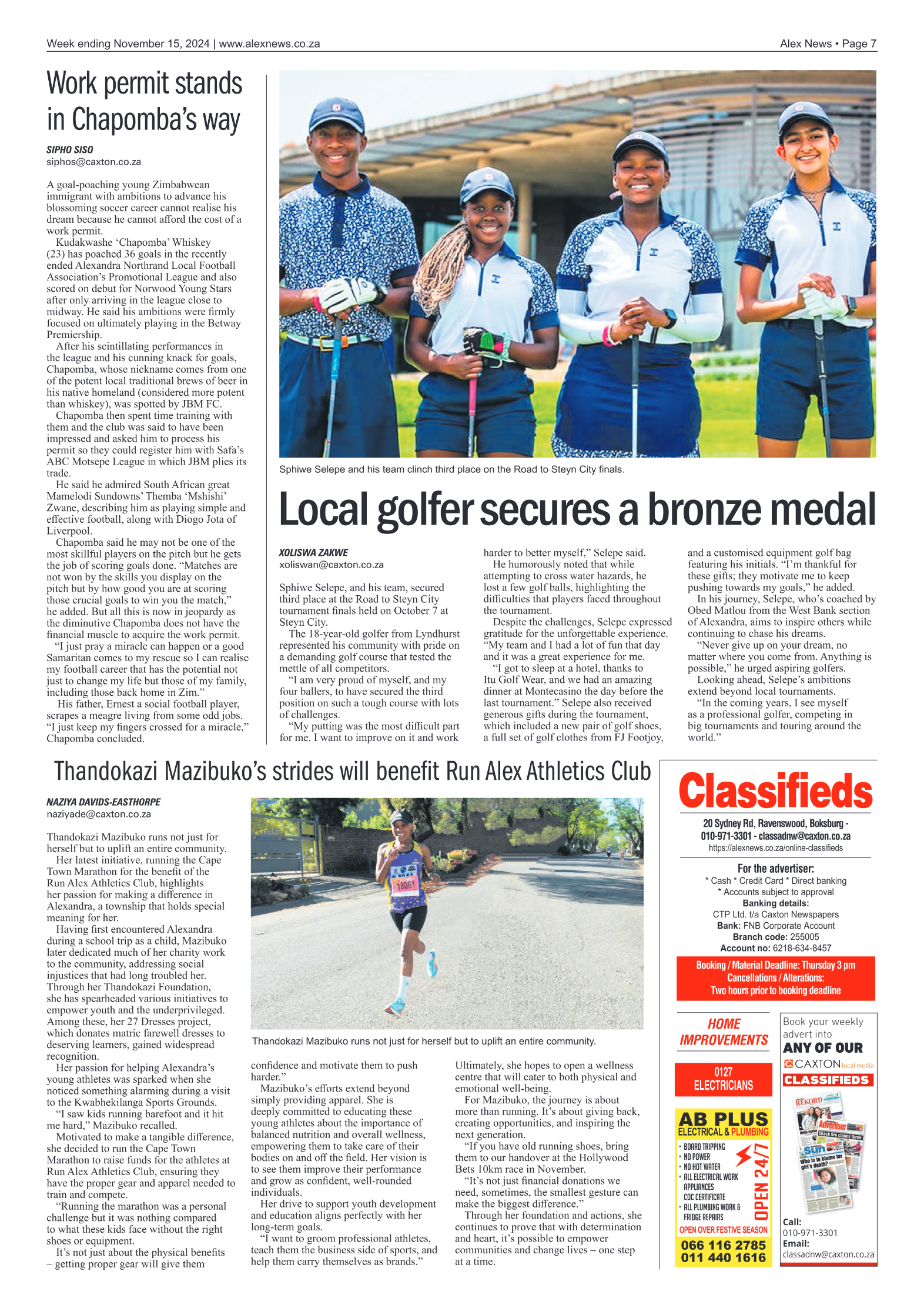 Alex News 15 November 2024 page 7