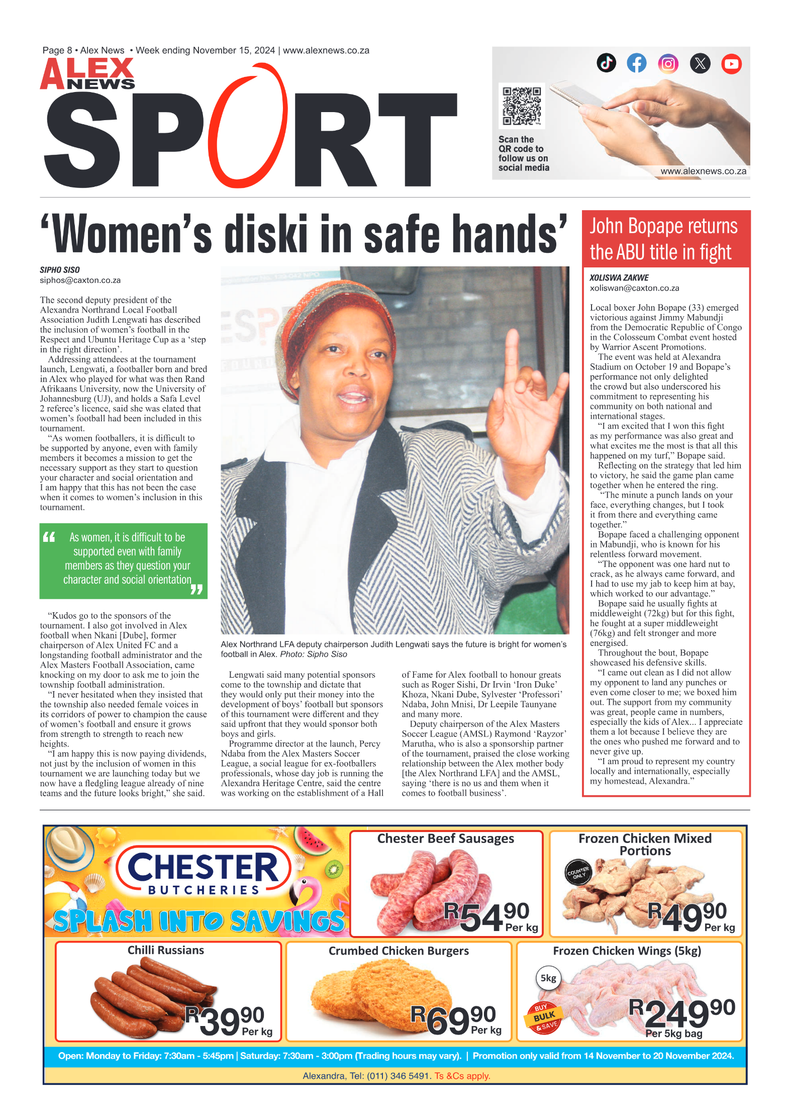 Alex News 15 November 2024 page 8
