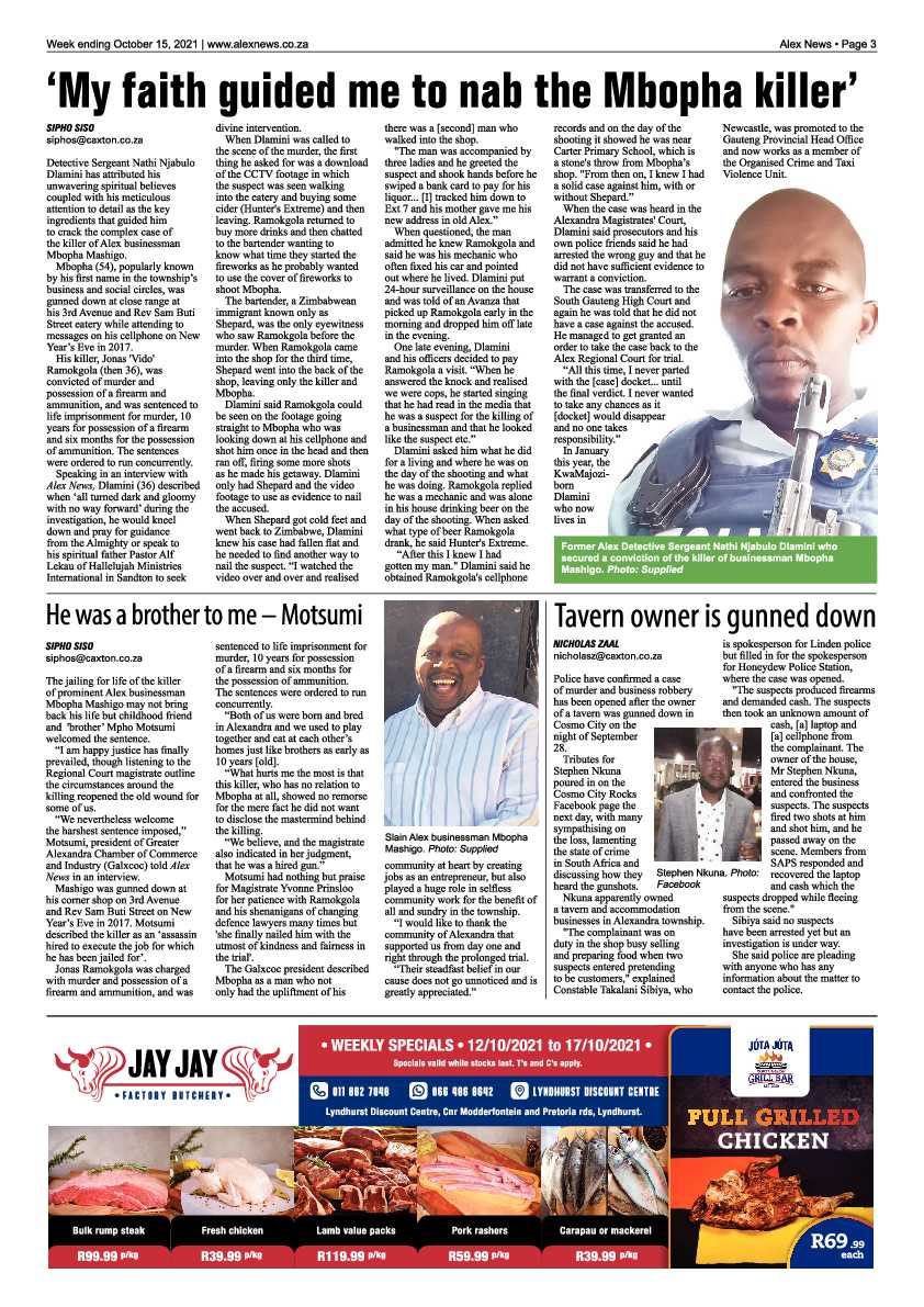 Alex News 15 October 2021 page 3