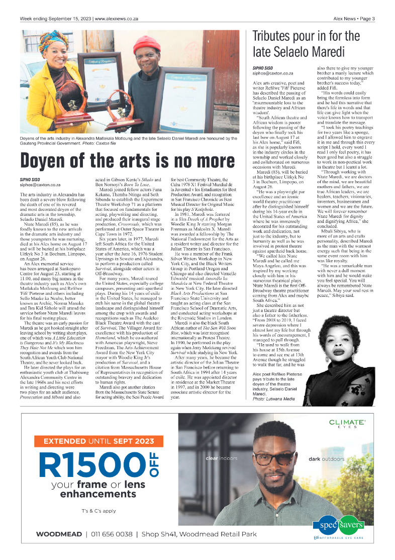 Alex News 15 September 2023 page 3