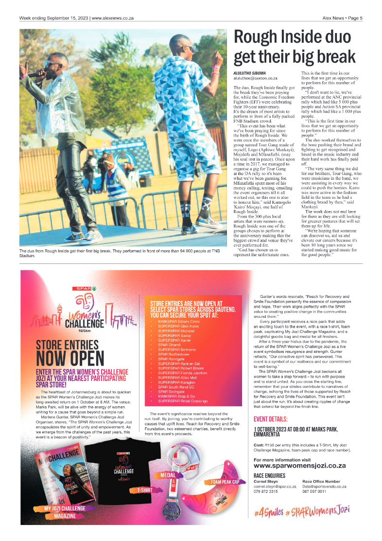 Alex News 15 September 2023 page 5