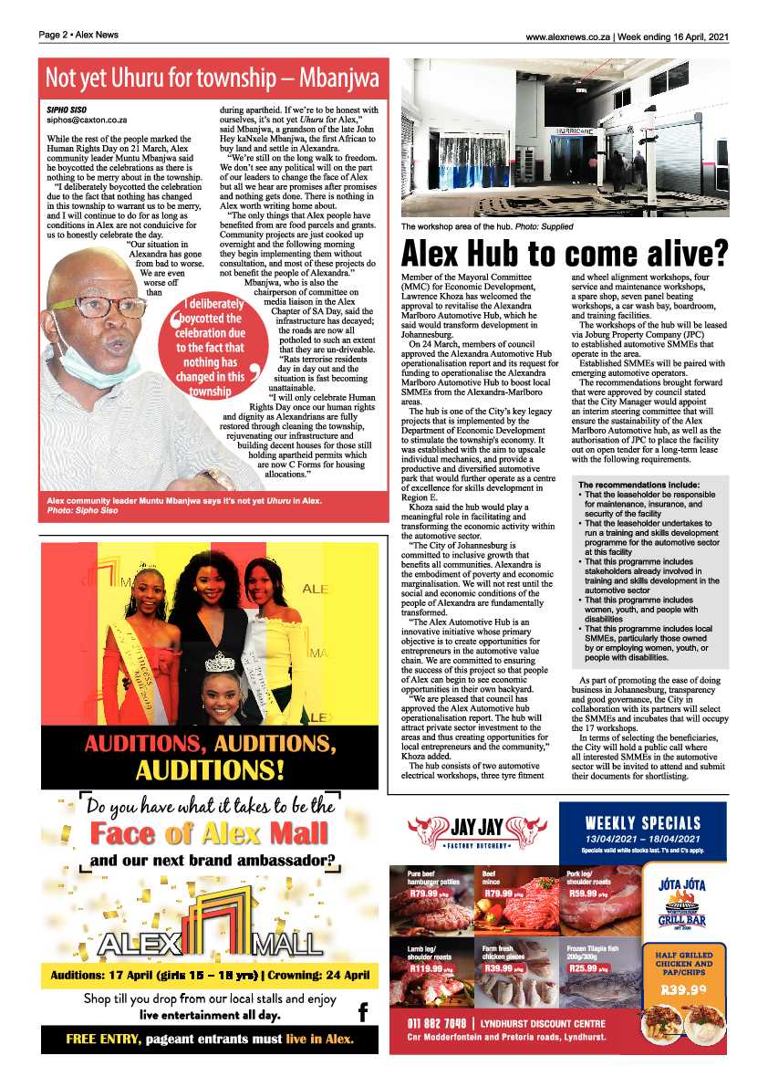 Alex News 16 April 2021 page 2
