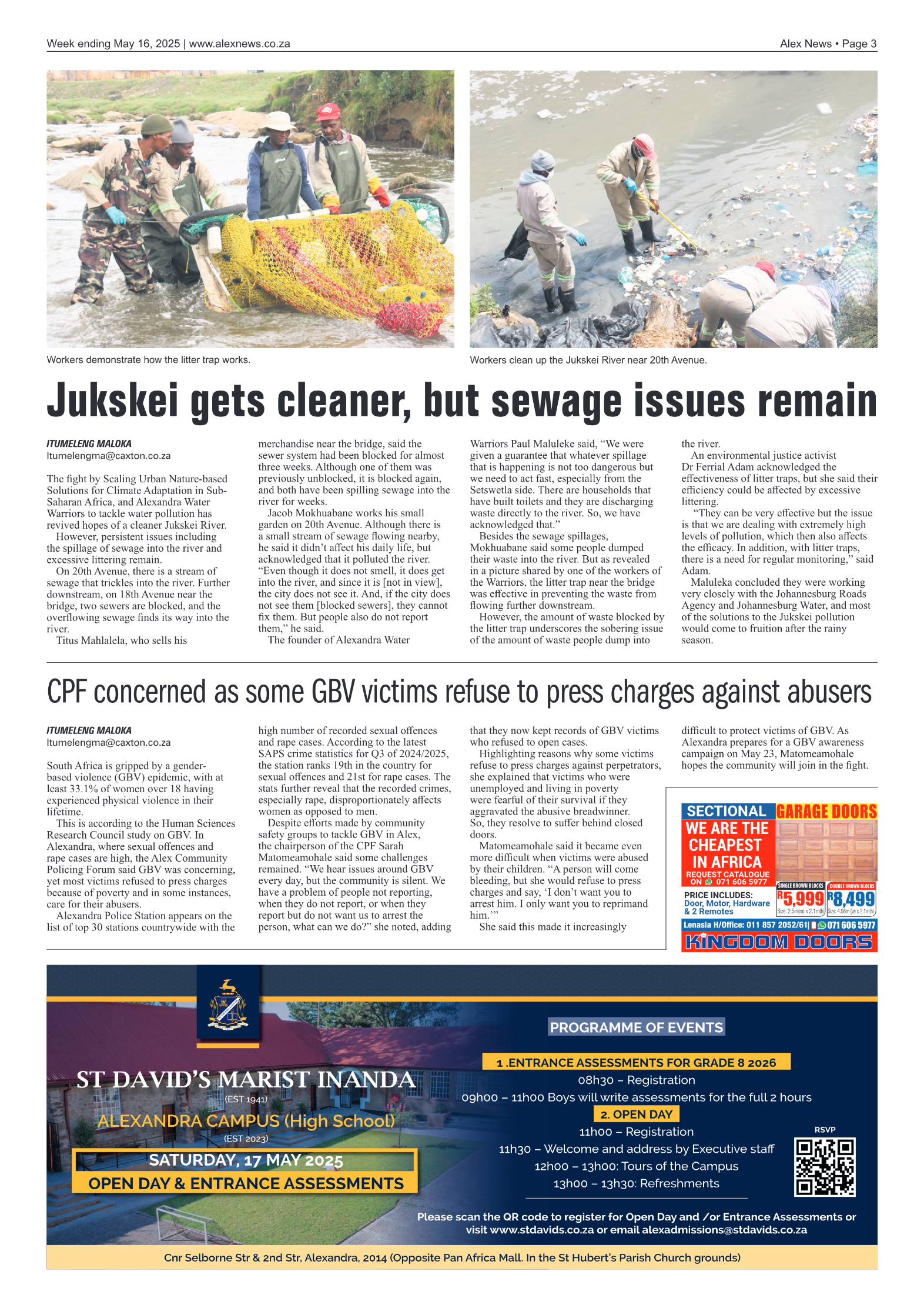 Alex News 16 May 2025 page 3