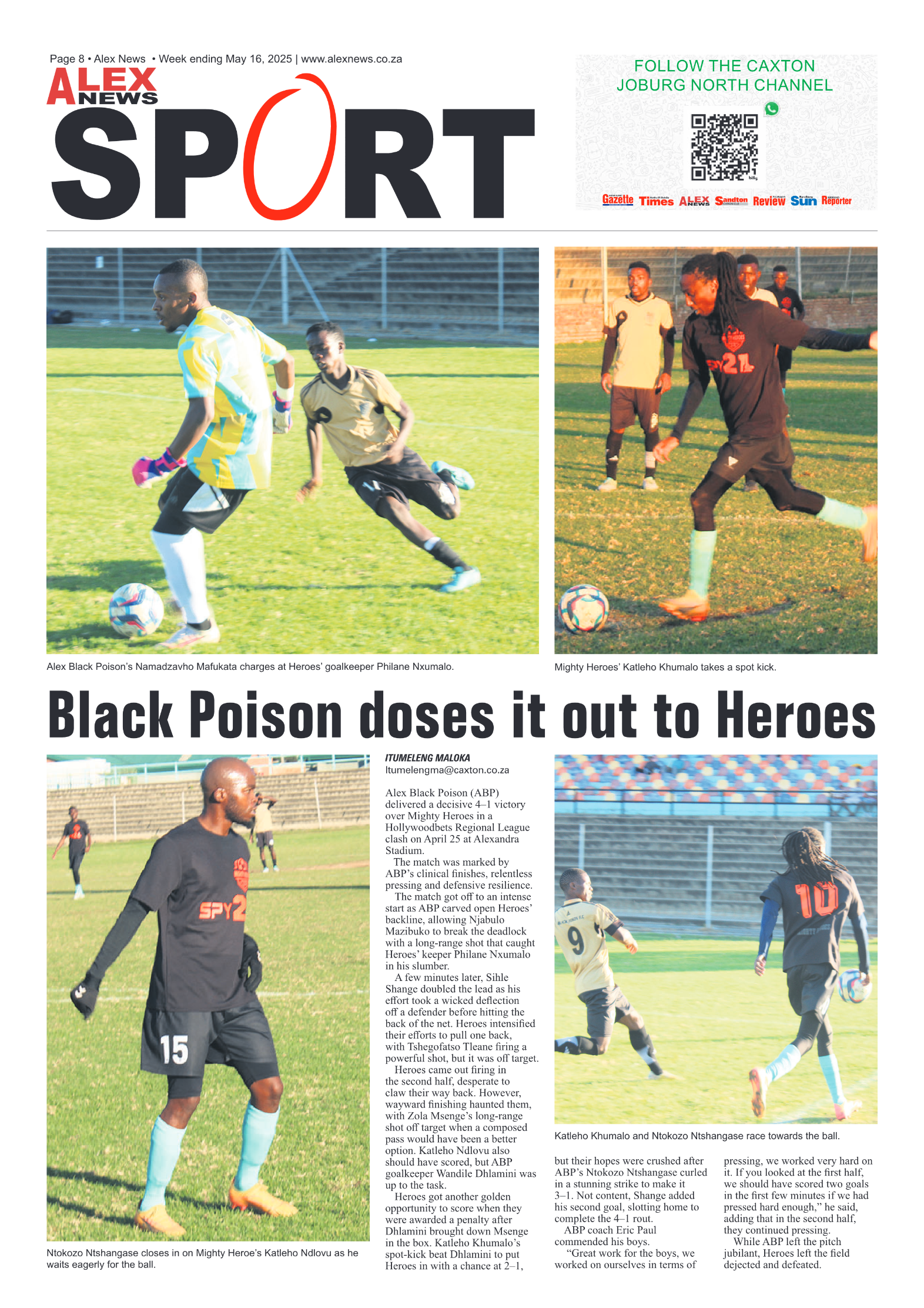 Alex News 16 May 2025 page 8