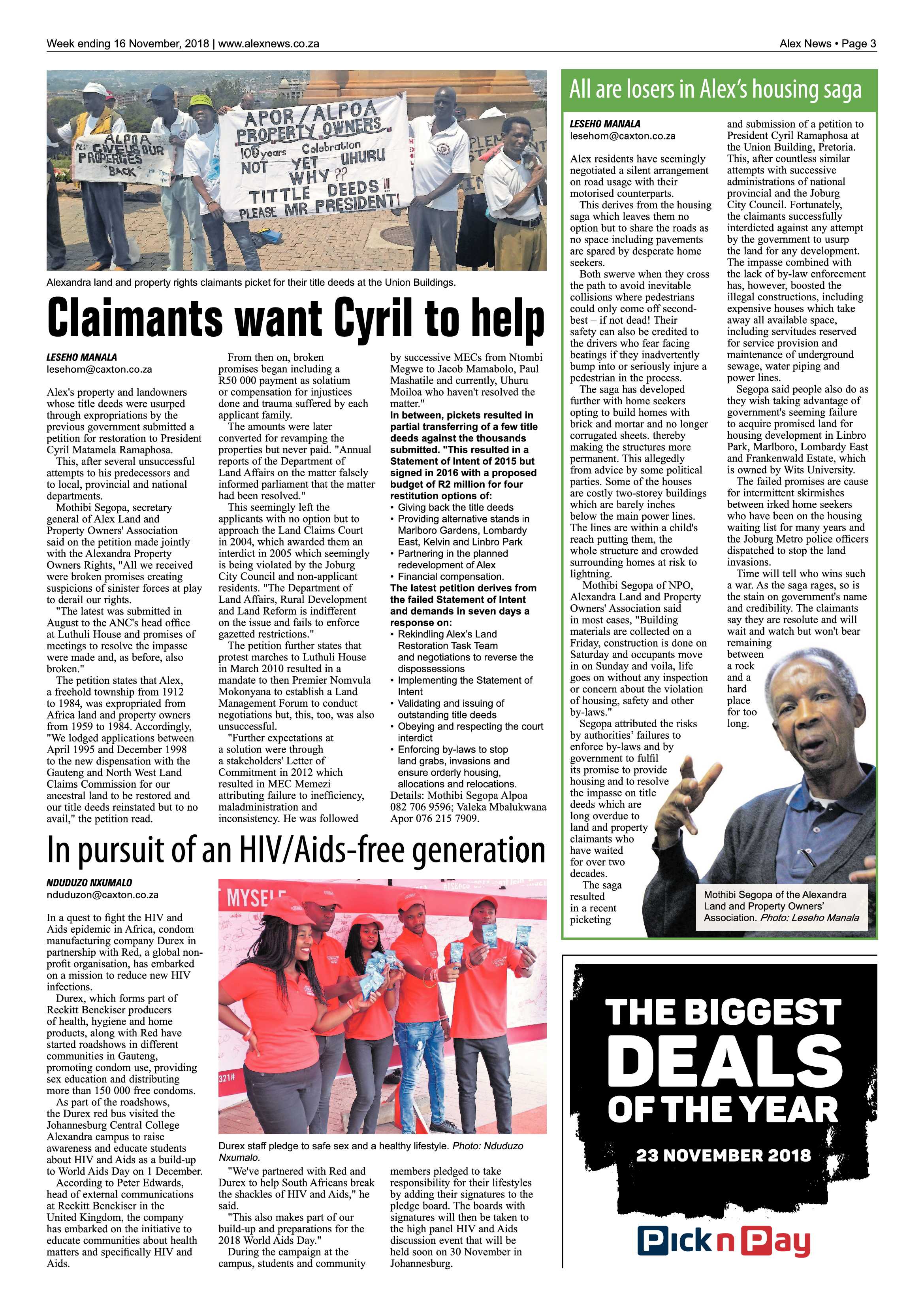 Alex News 16 November, 2018 page 3