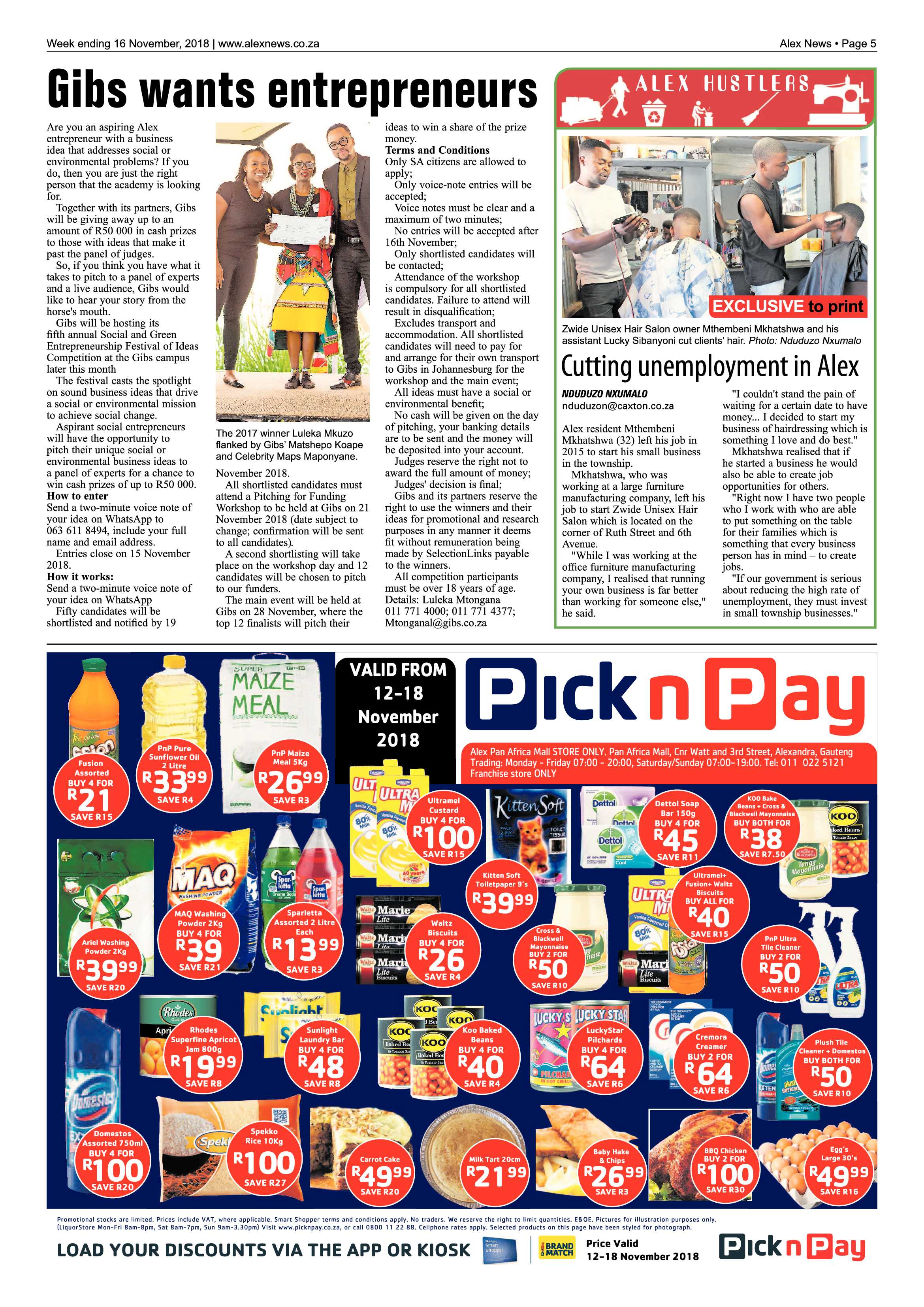 Alex News 16 November, 2018 page 5