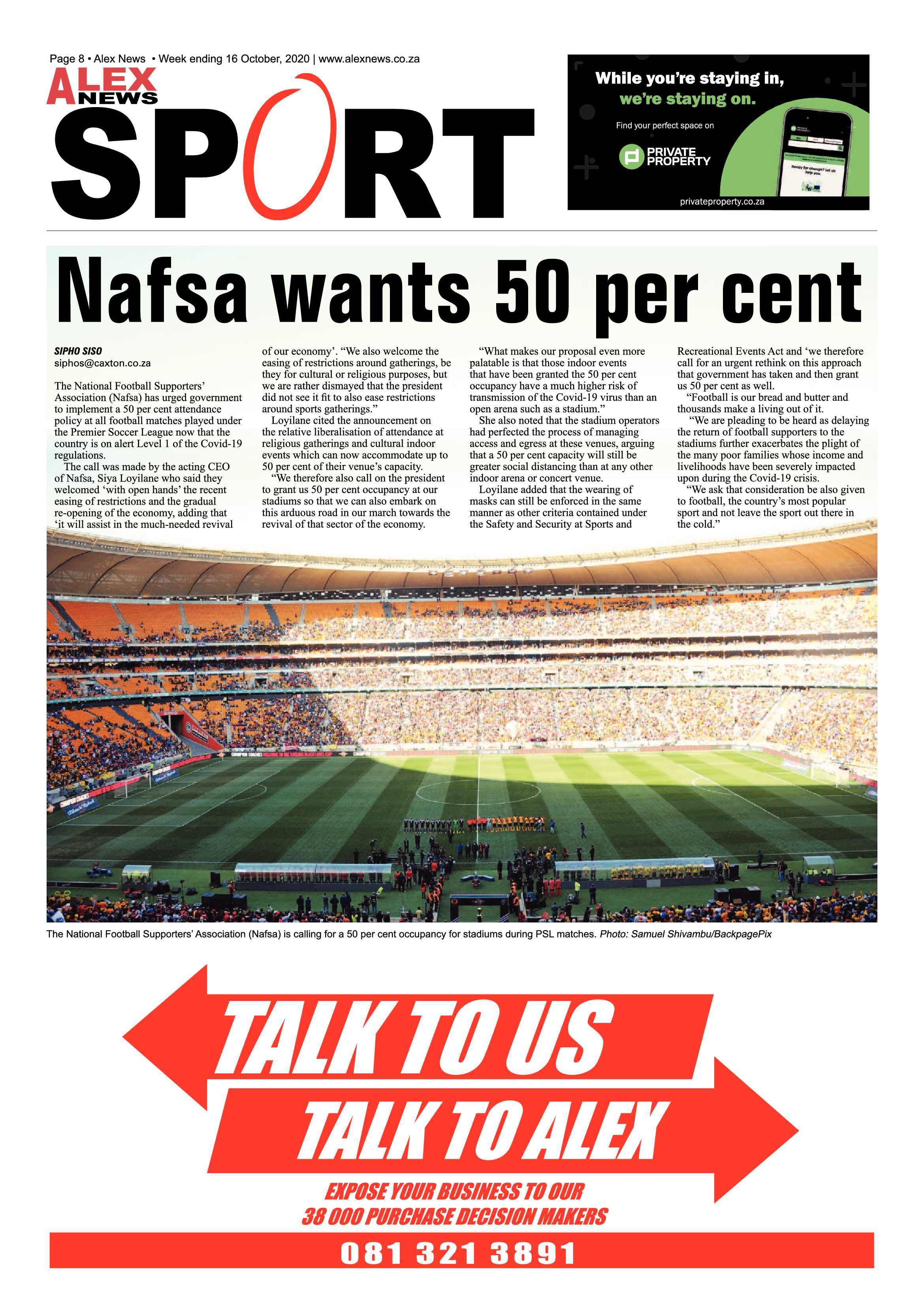 Alex News 16 October 2020 page 8
