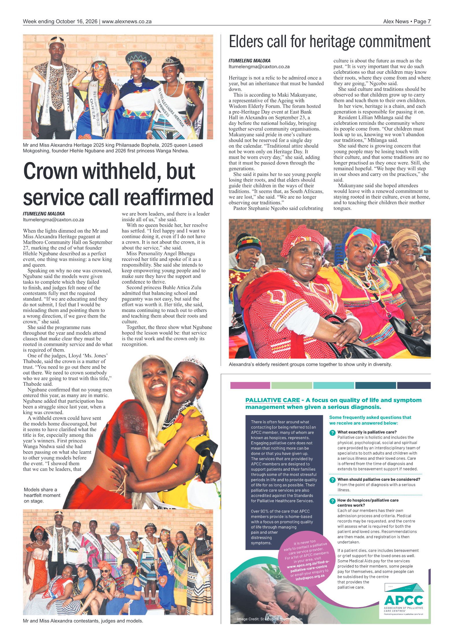 Alex News 16 October 2026 page 7