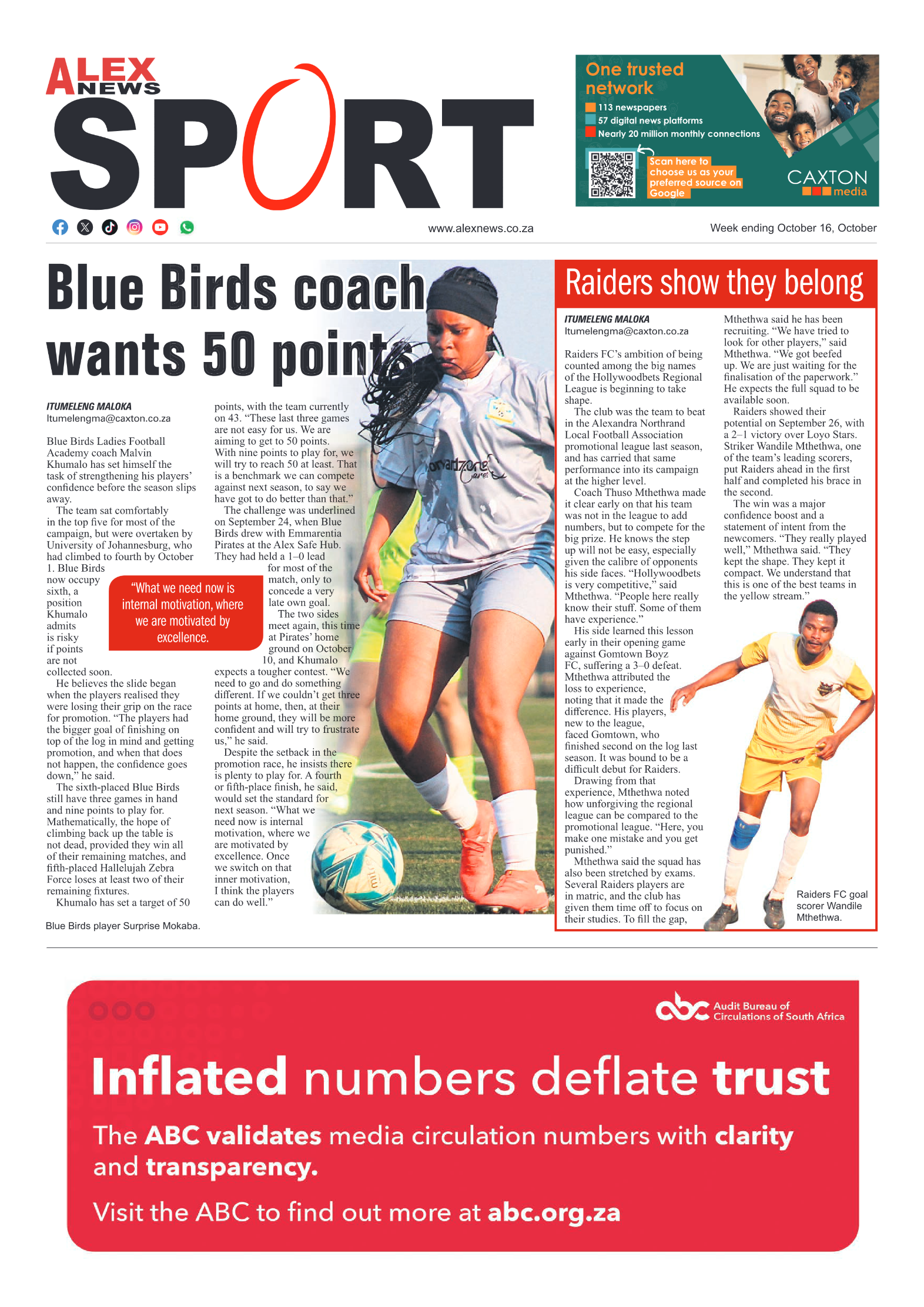 Alex News 16 October 2026 page 8