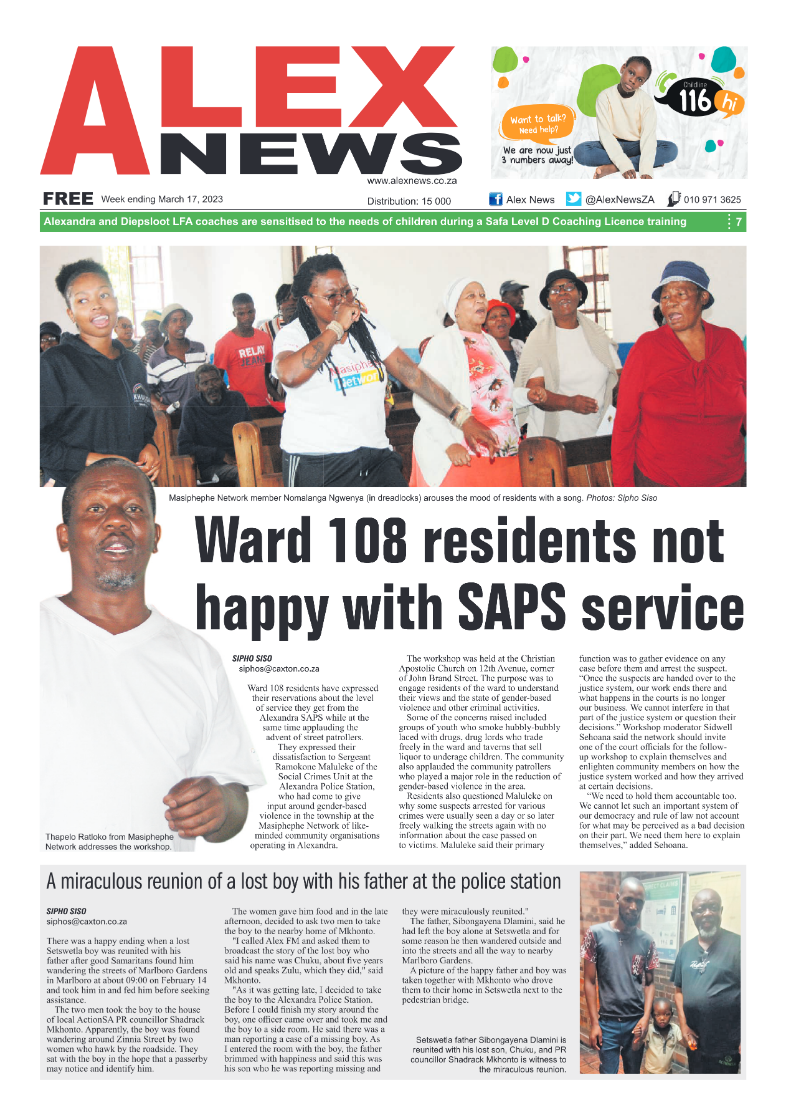 Alex News 17 March 2023 page 1