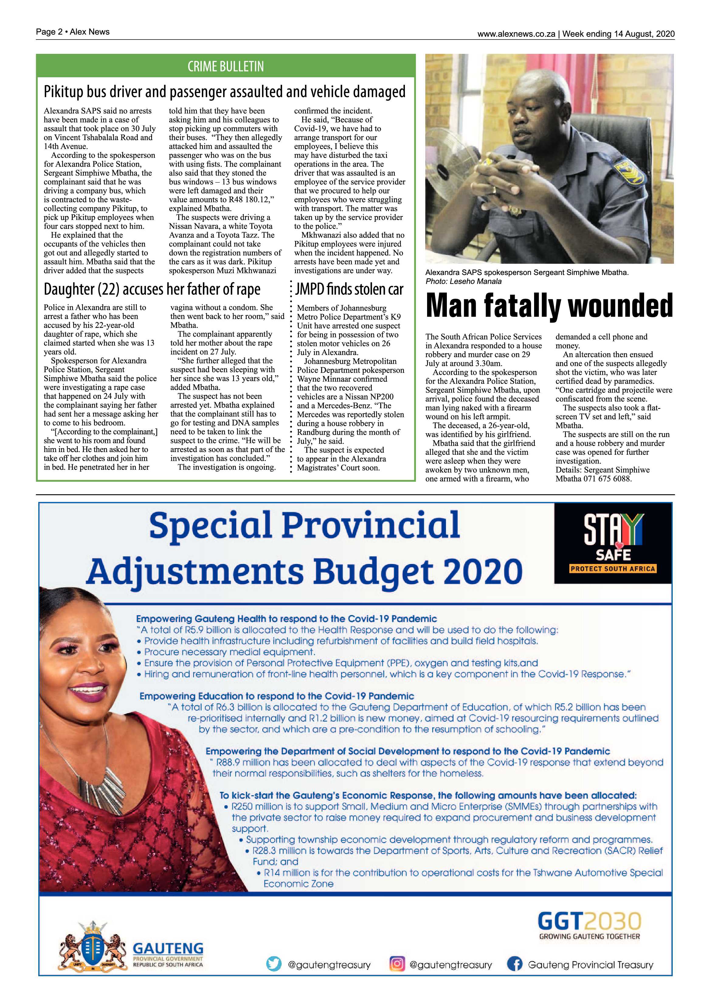 Alex News 14 August 2020 page 2