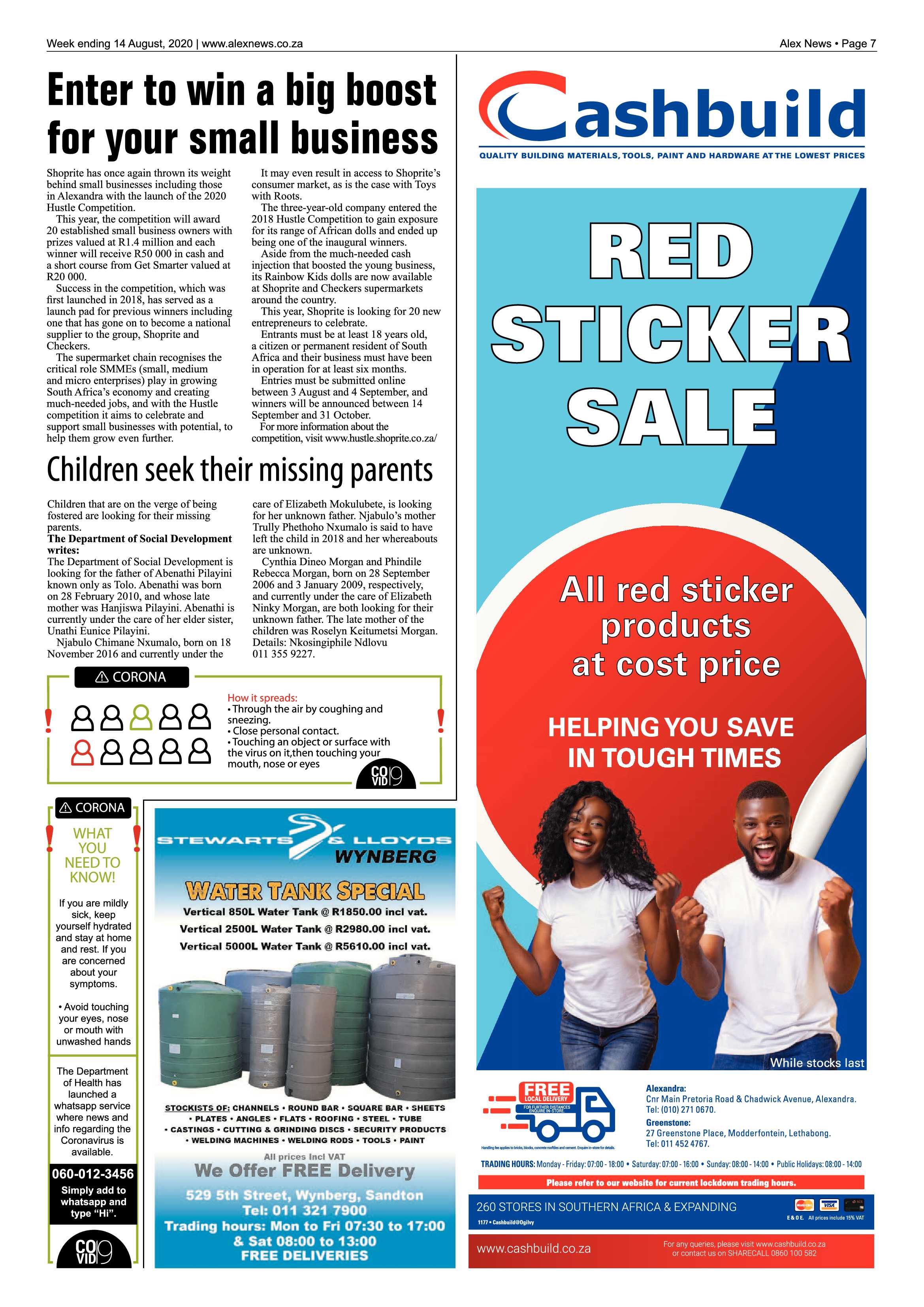 Alex News 14 August 2020 page 7